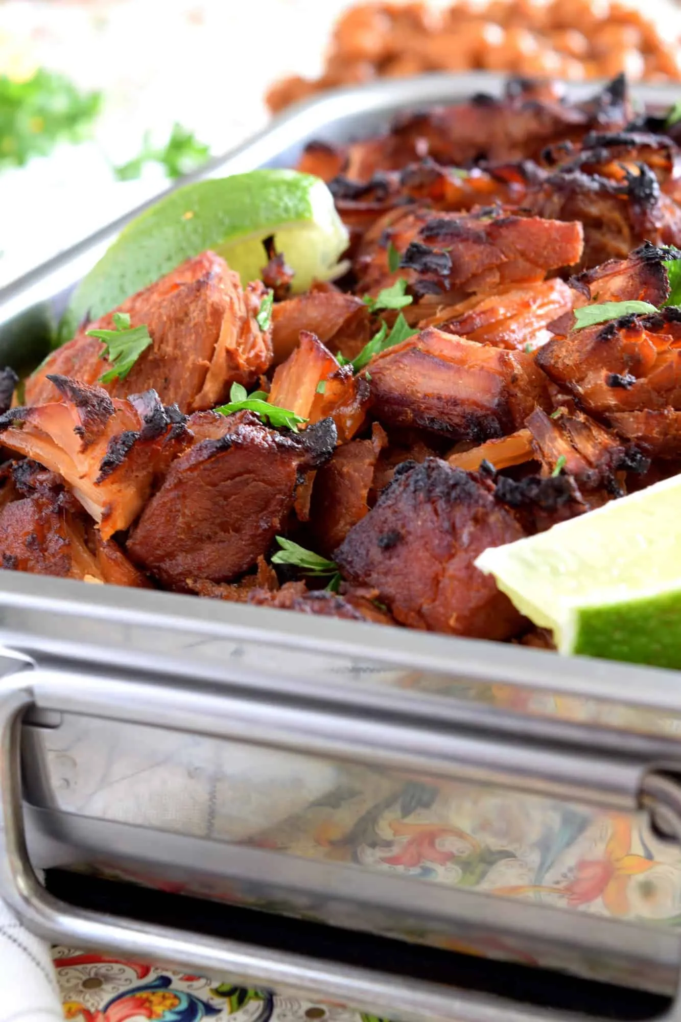 Oven Baked Brown Sugar Spiced Pork Carnitas
