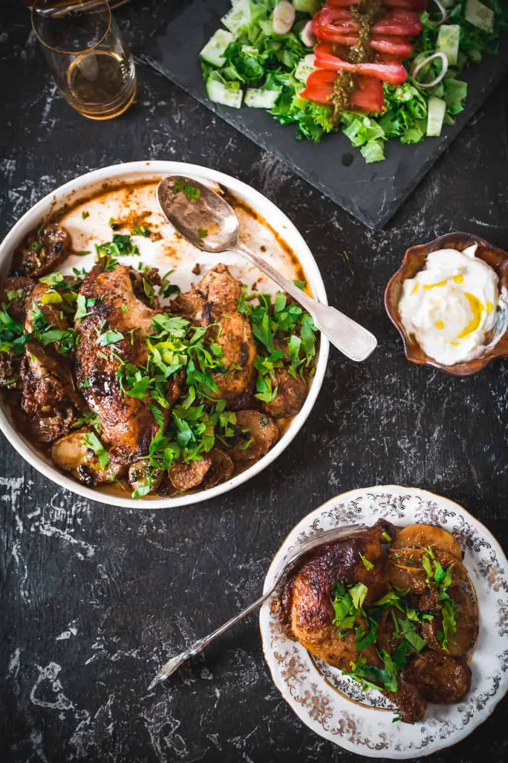 Oven Baked Buttermilk Chicken and Potatoes