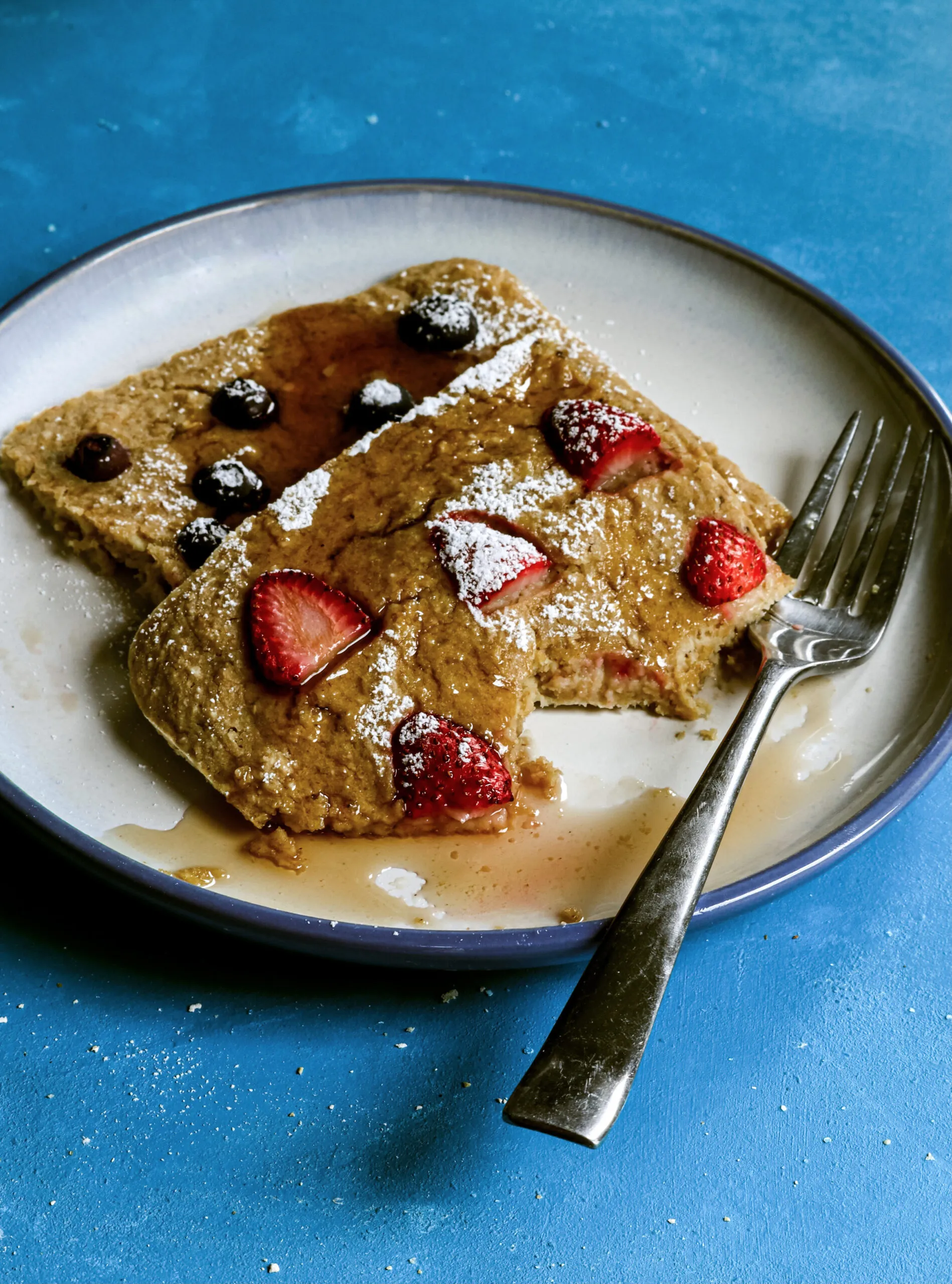Oven Baked Sheet Pan Banana Pancakes