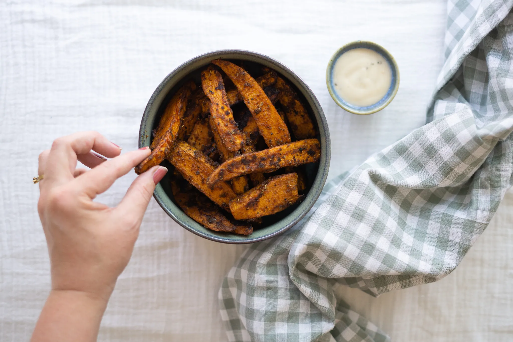 Oven Roasted Cajun Sweet Potato Wedges