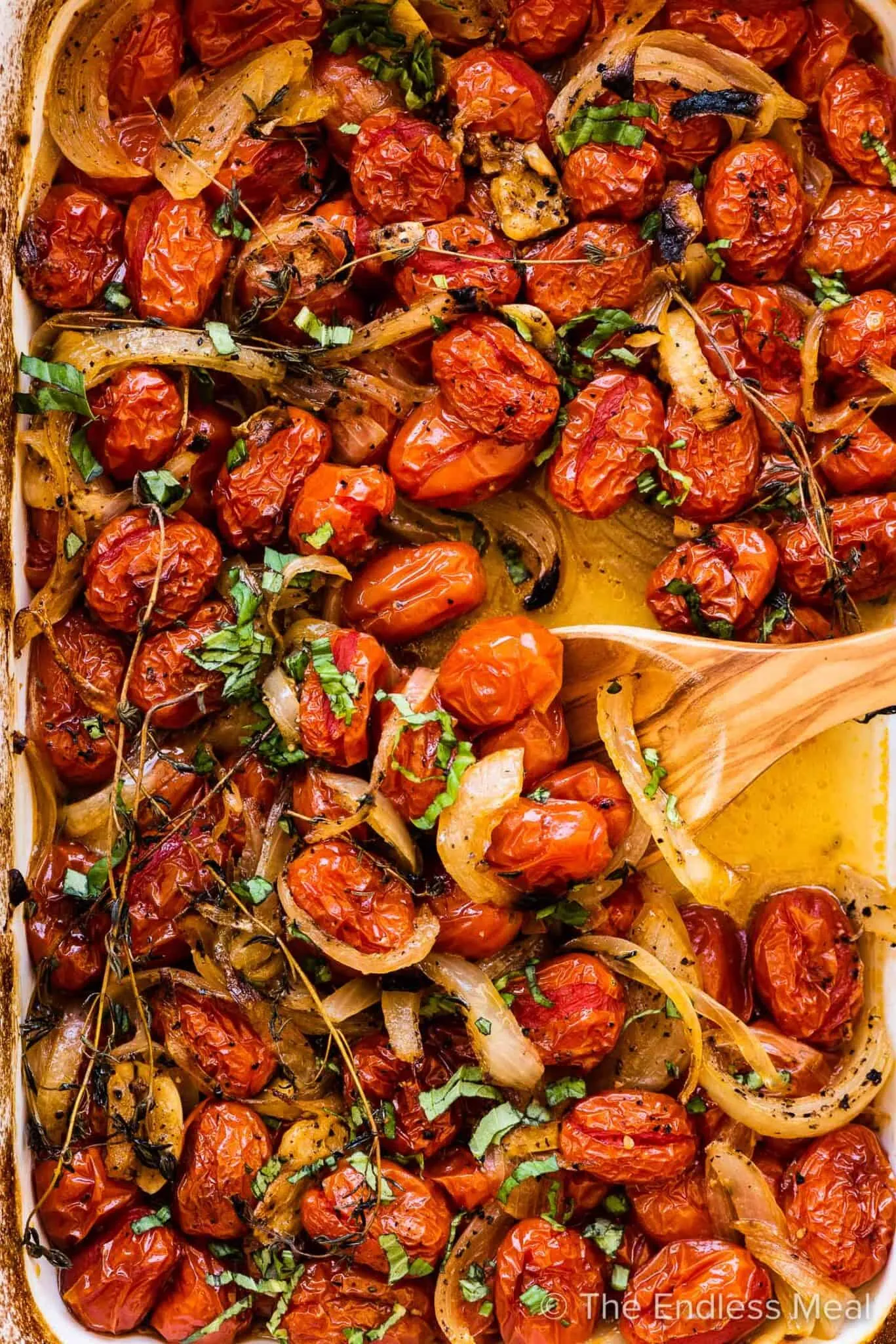 Oven Roasted Cherry Tomato Sauce with a Kick