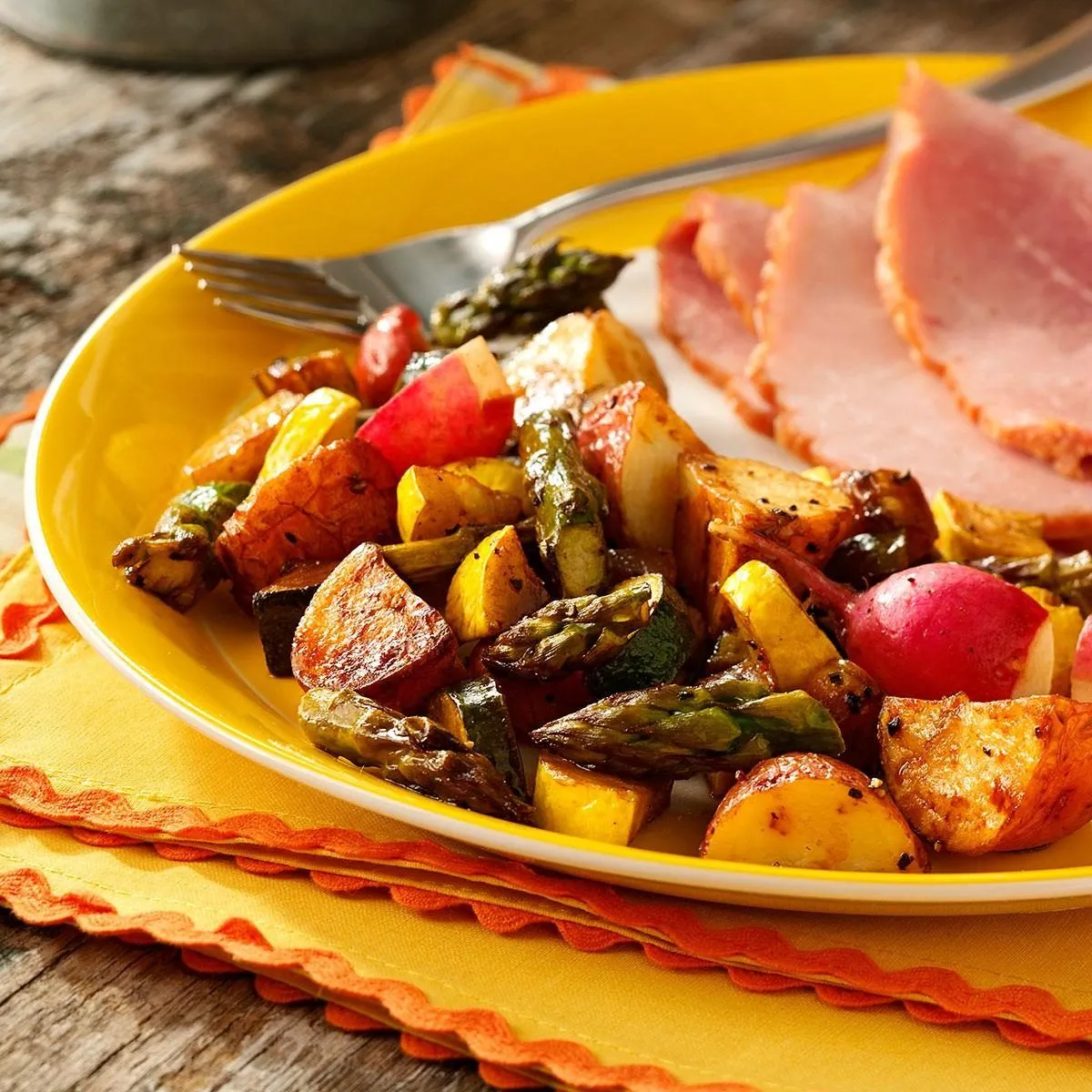 Oven Roasted Spring Vegetables