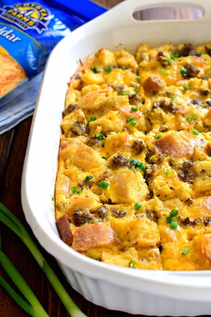 Overnight Egg and Sausage Bake