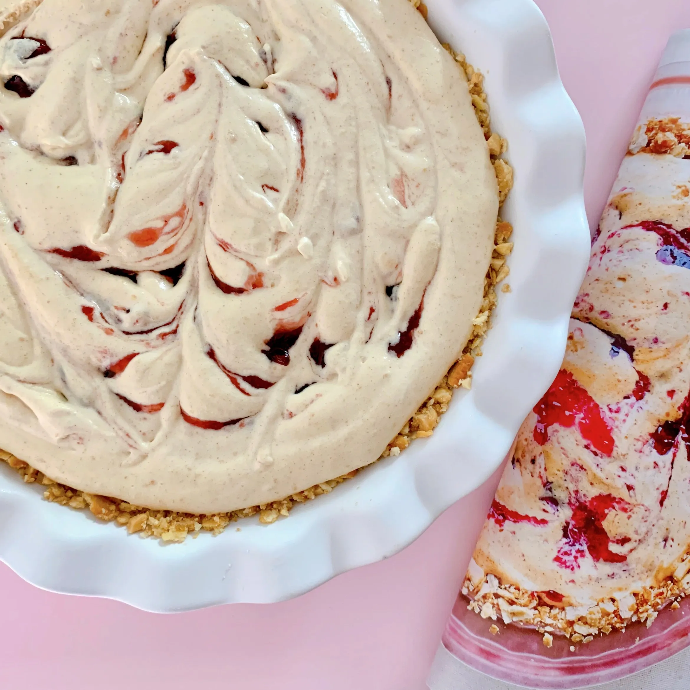 PBJ Ice Cream Pie