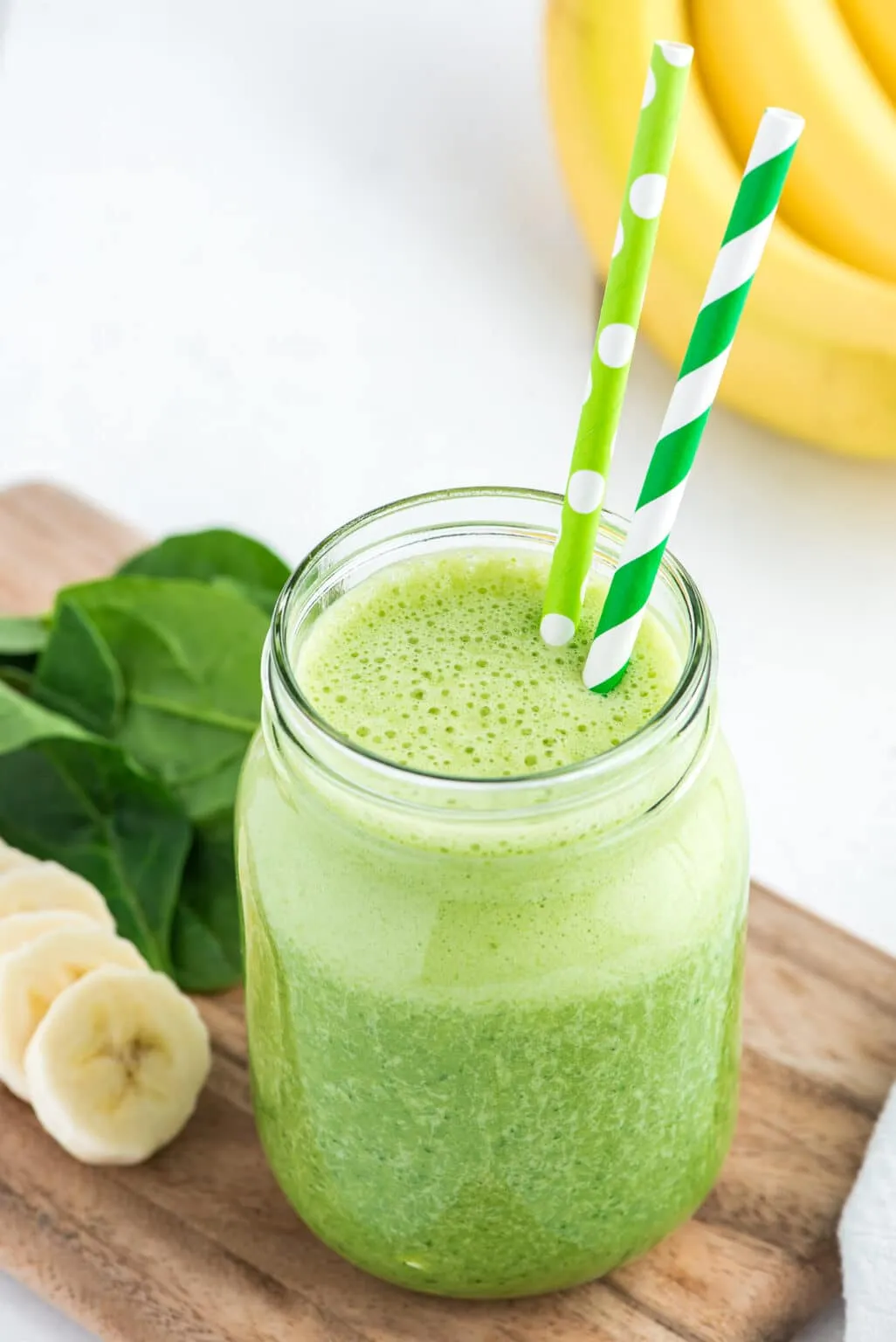 PBJ Spinach Banana Smoothie