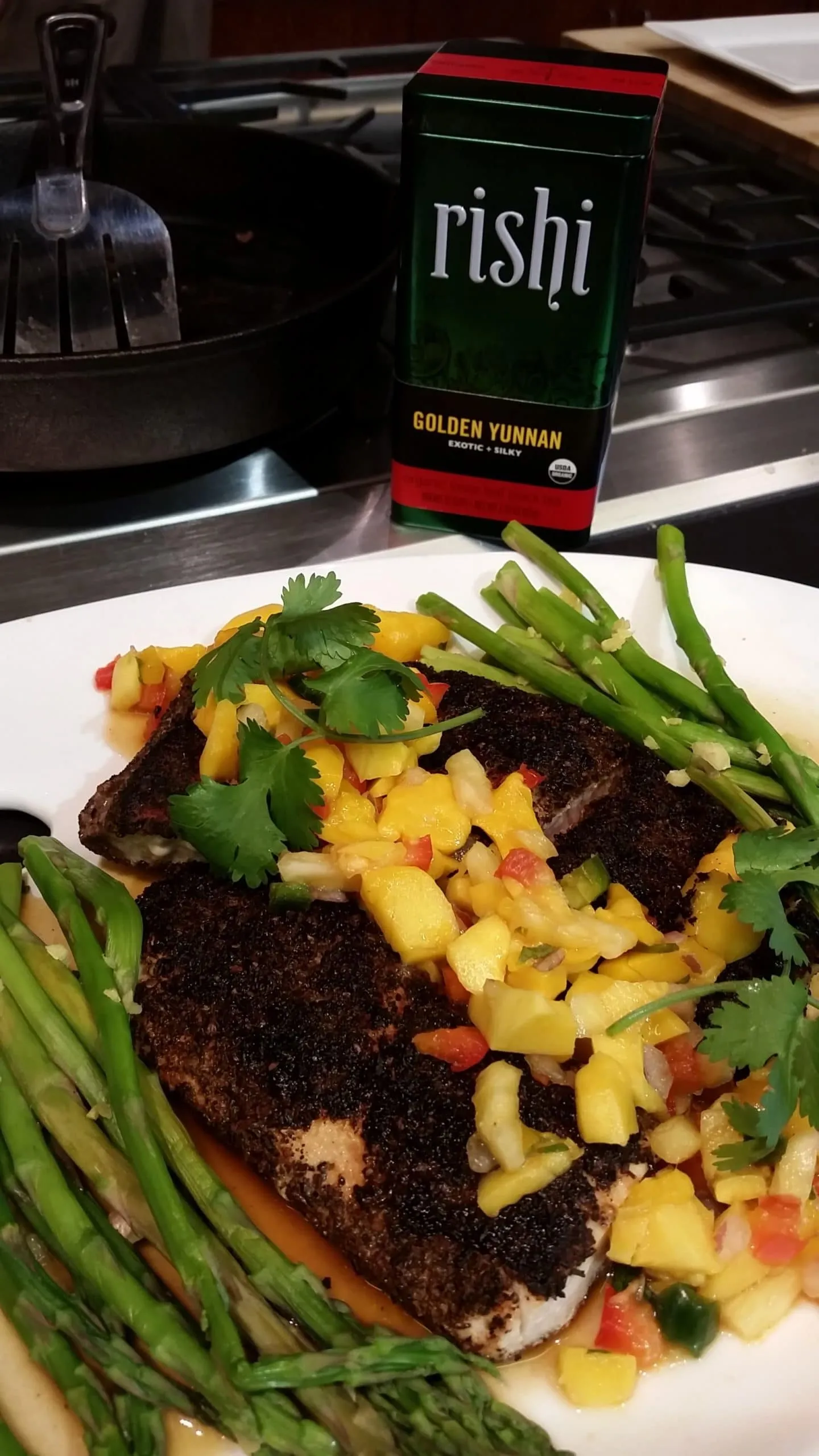 Pacific Halibut in Green Tea Broth