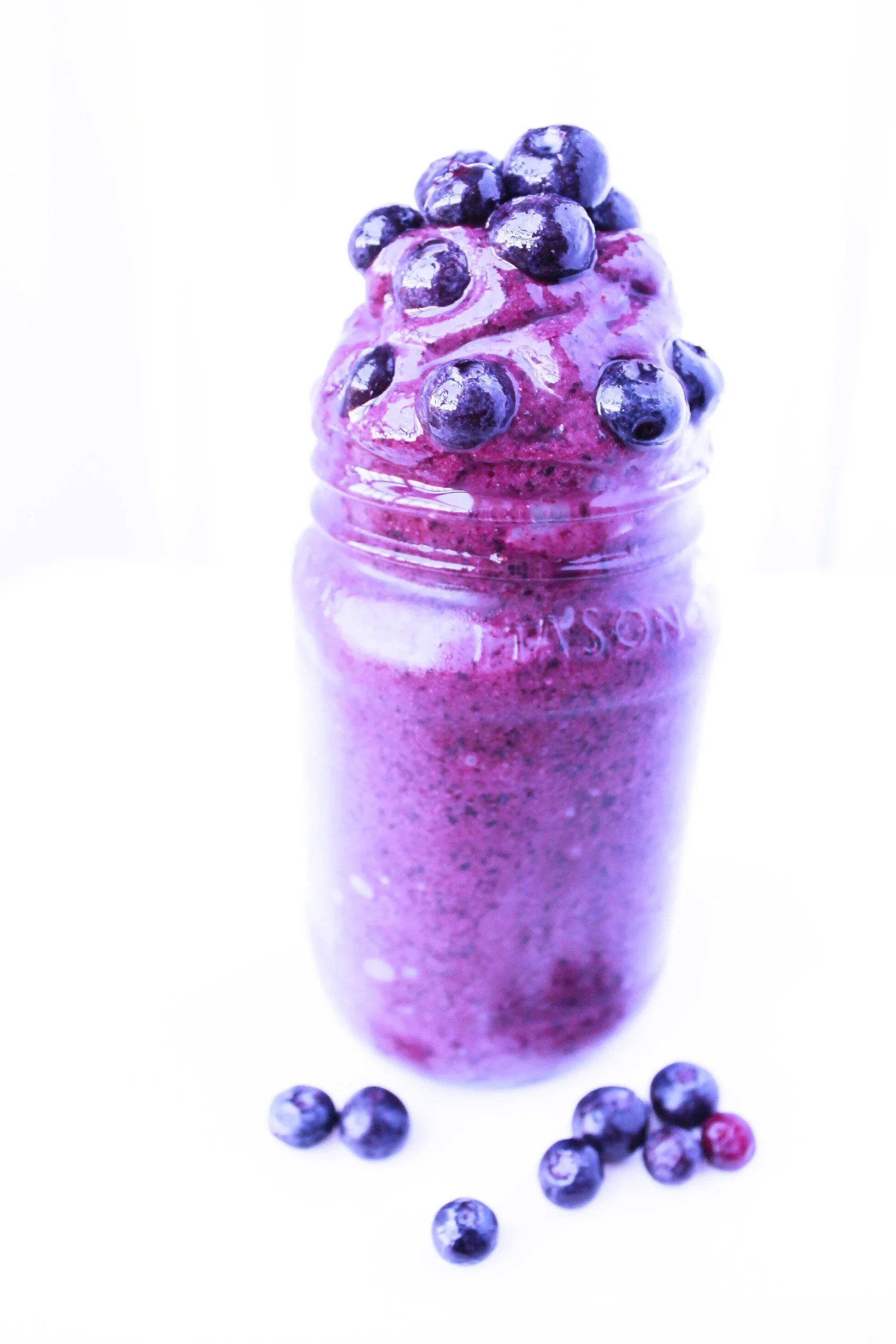 Paleo Blueberry Ice Cream