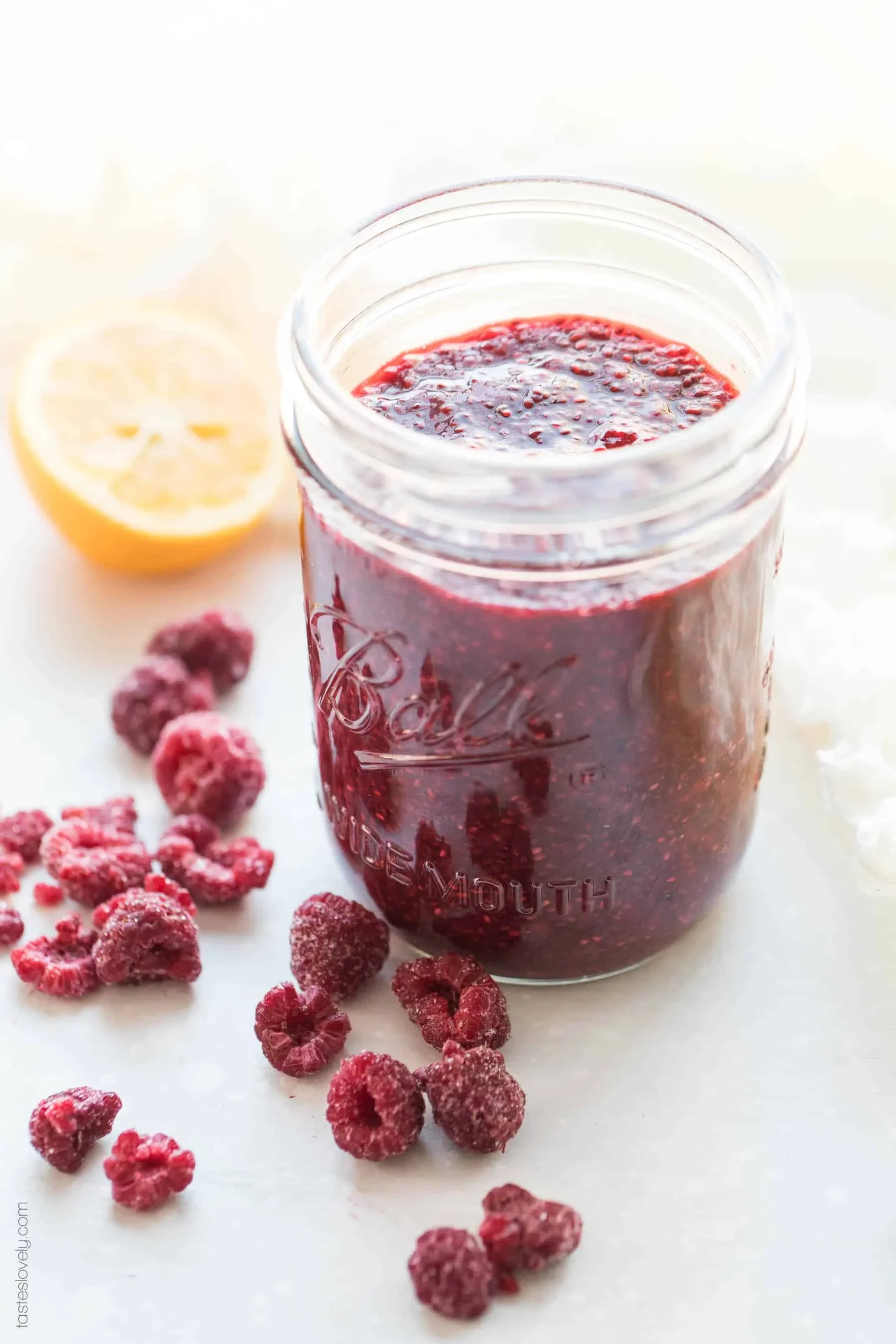 Paleo Chia Seed Jam with Frozen Berries