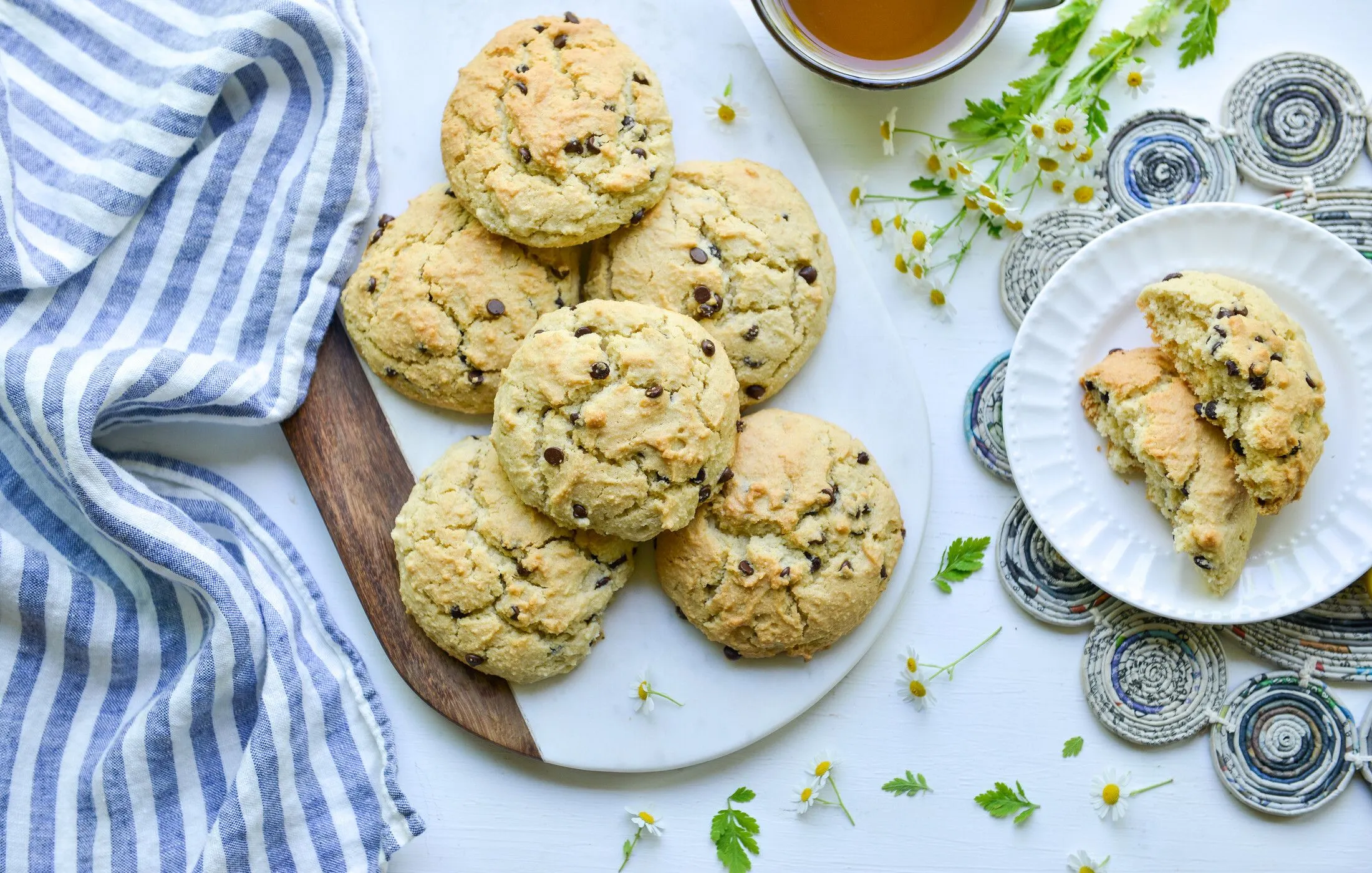 Paleo Chocolate Chip Scones