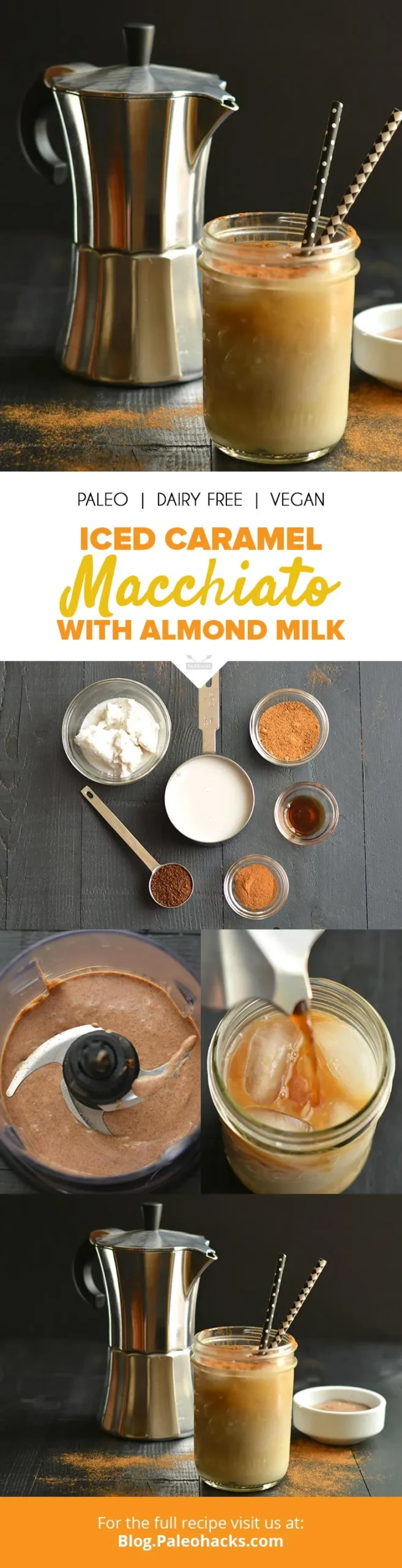 Paleo Iced Caramel Macchiato Vegan