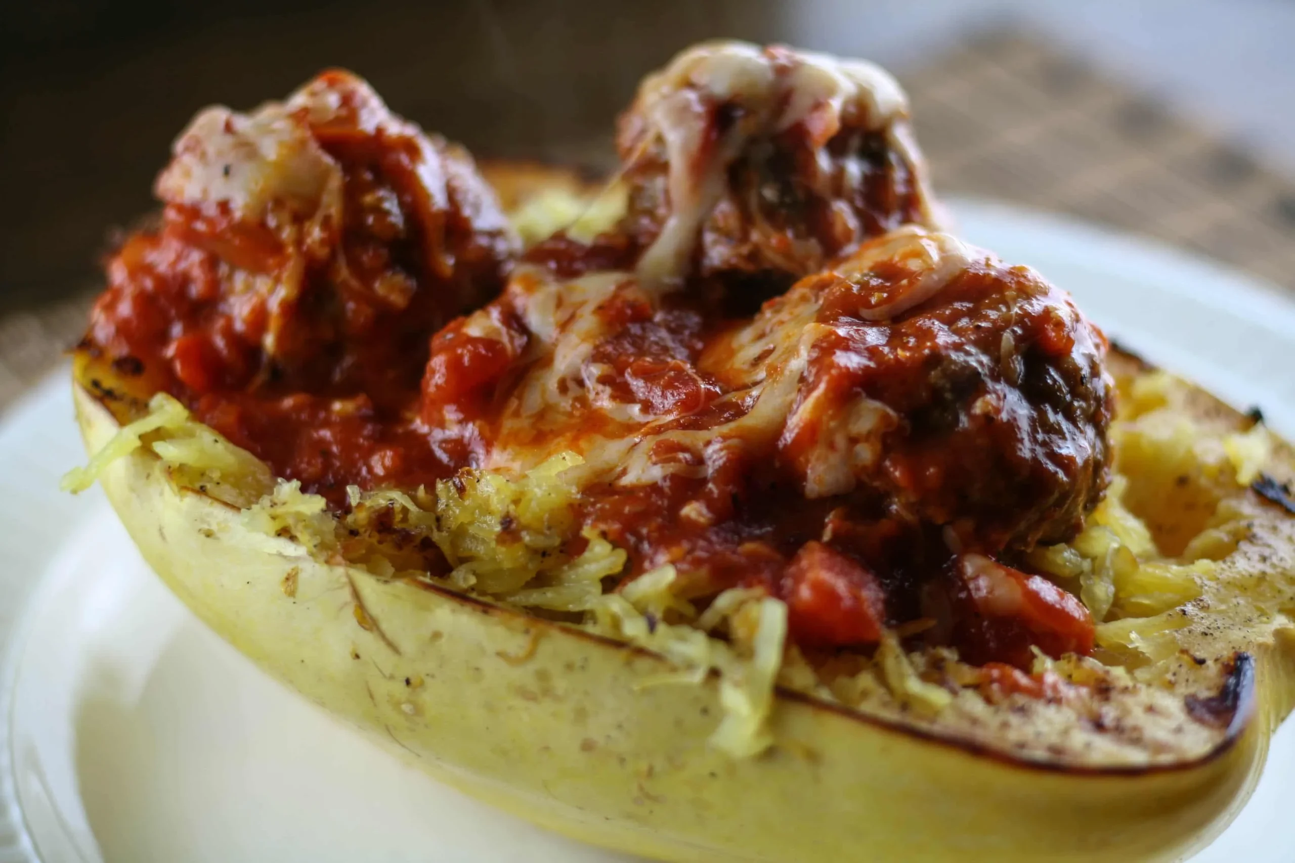 Paleo Spaghetti Squash Meatballs