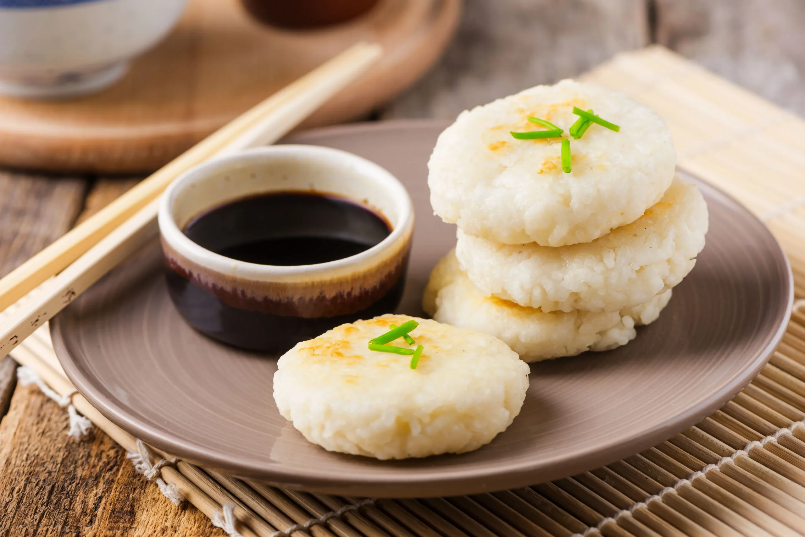 Pan Fried Rice Cakes