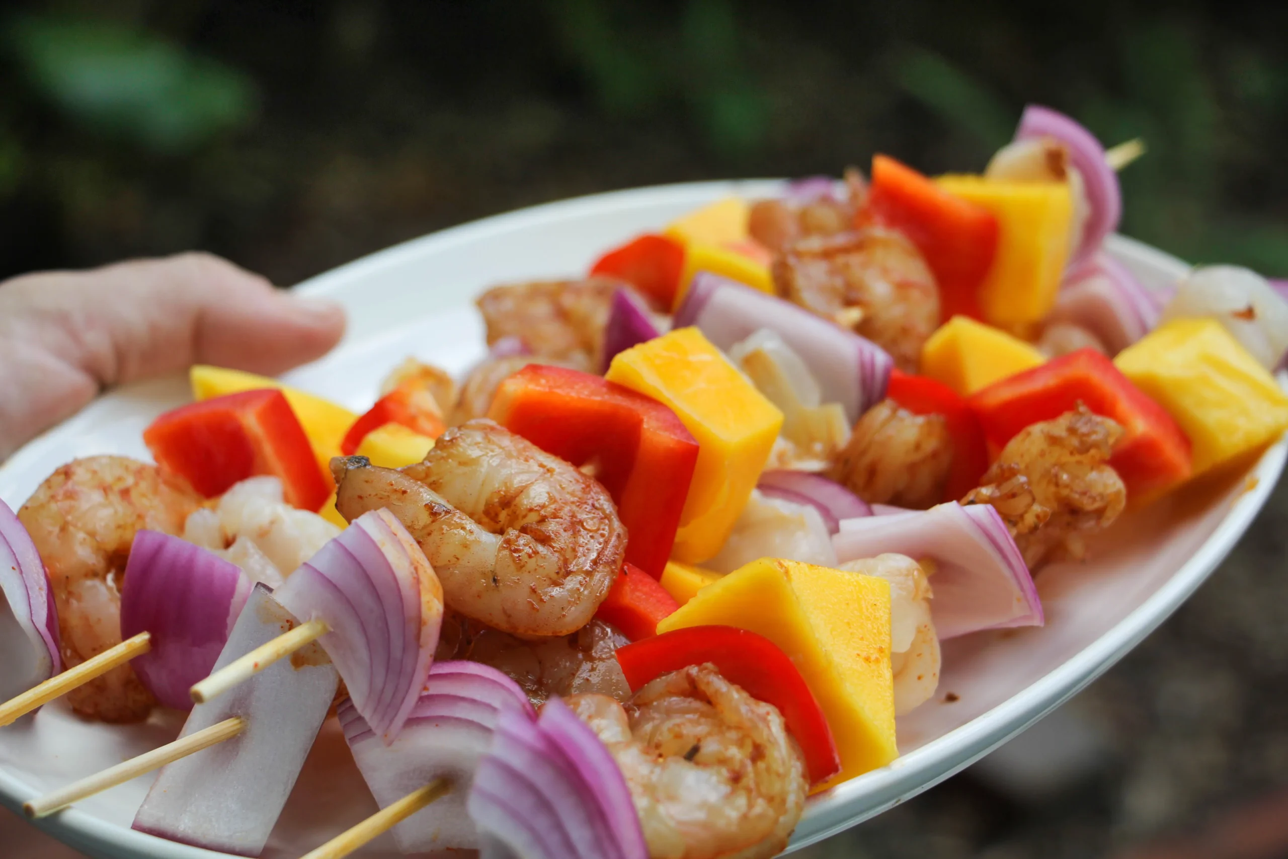 Pan Pacific Potato Shrimp Kebabs