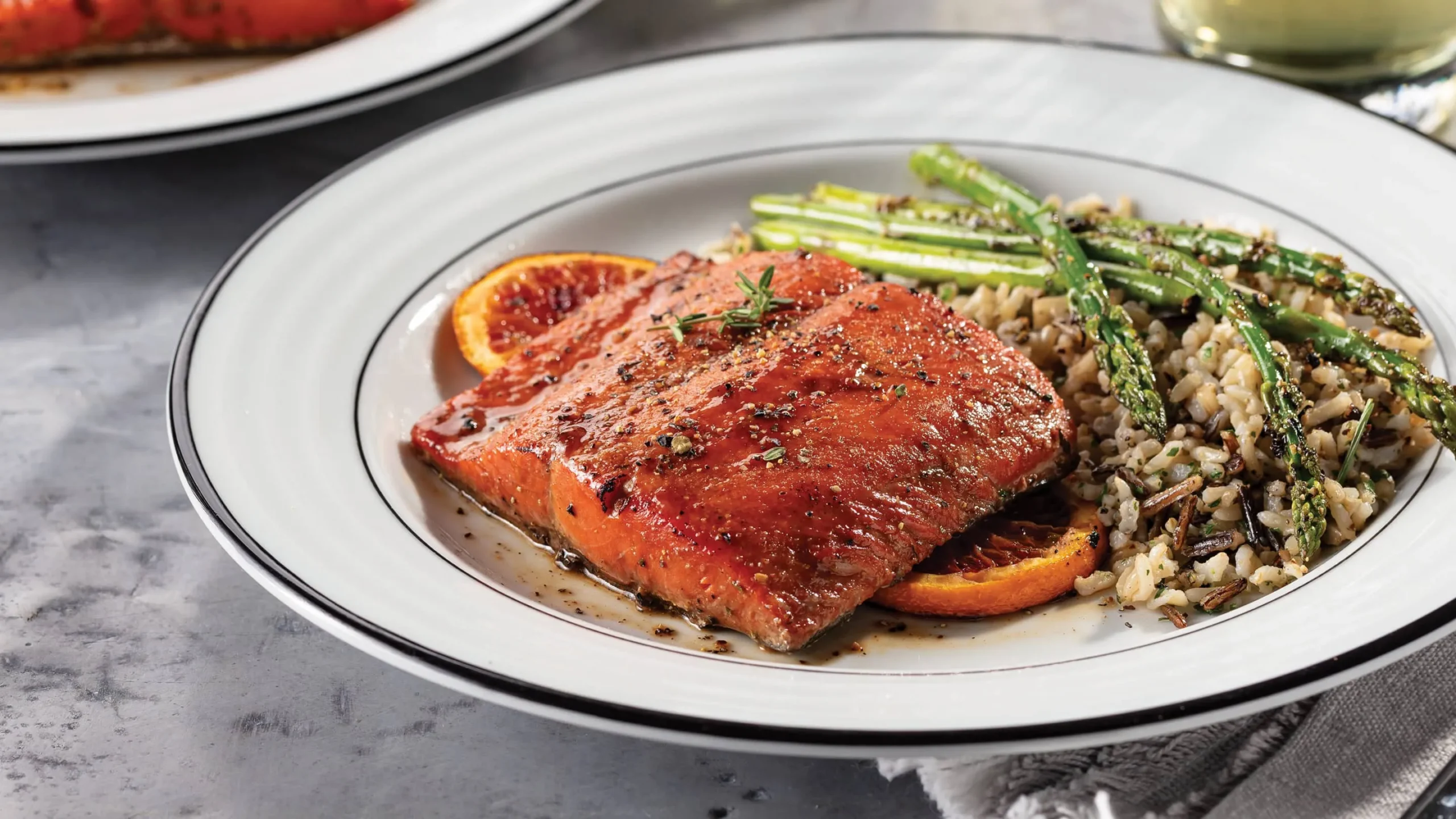 Pan Roasted Salmon with Blood Orange Sauce