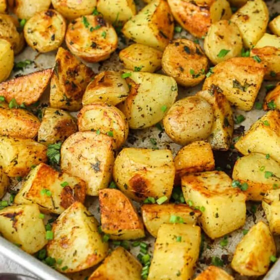 Papas al Horno en Salsa de Bufalo