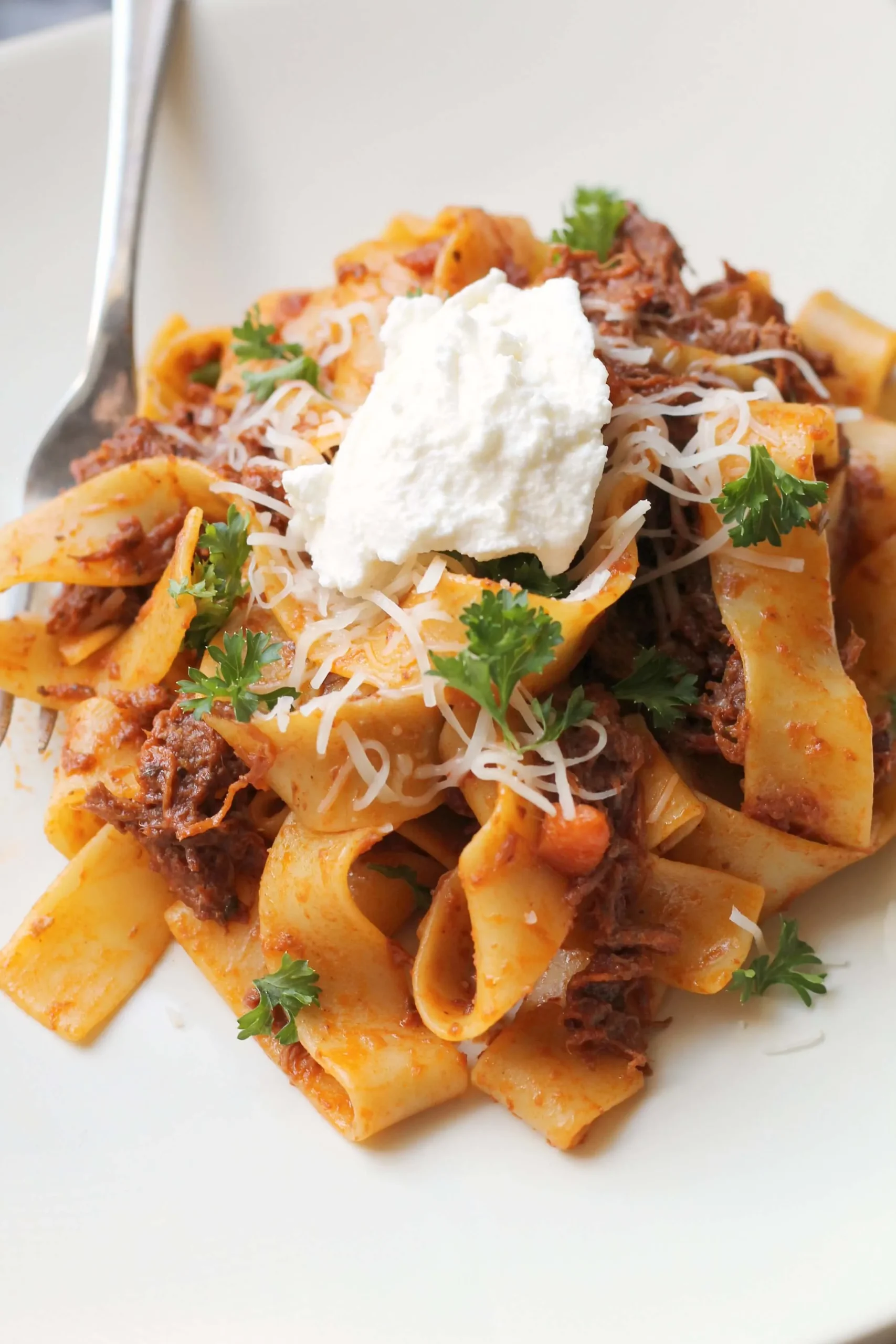 Pappardelle Pasta with Venison Ragu