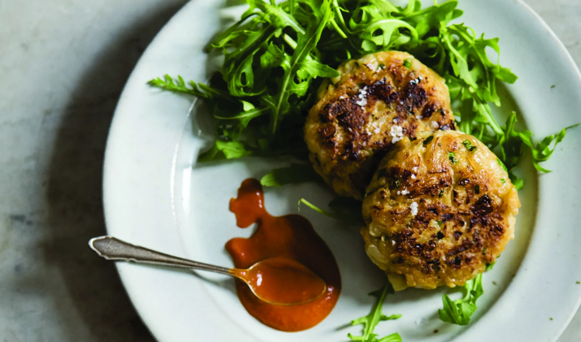 Parmesan Cauliflower Quinoa Cakes