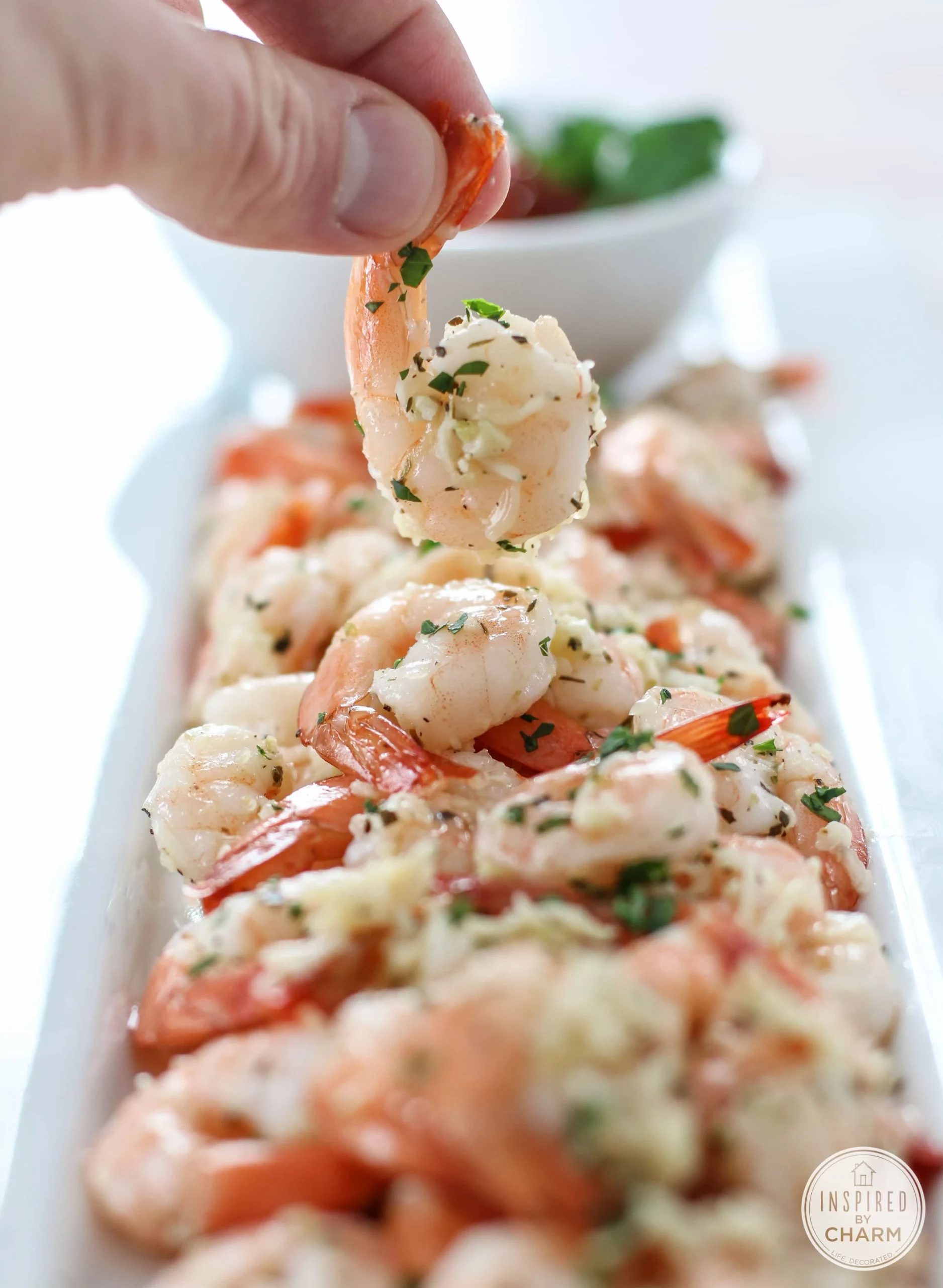 Parmesan Garlic Roasted Shrimp