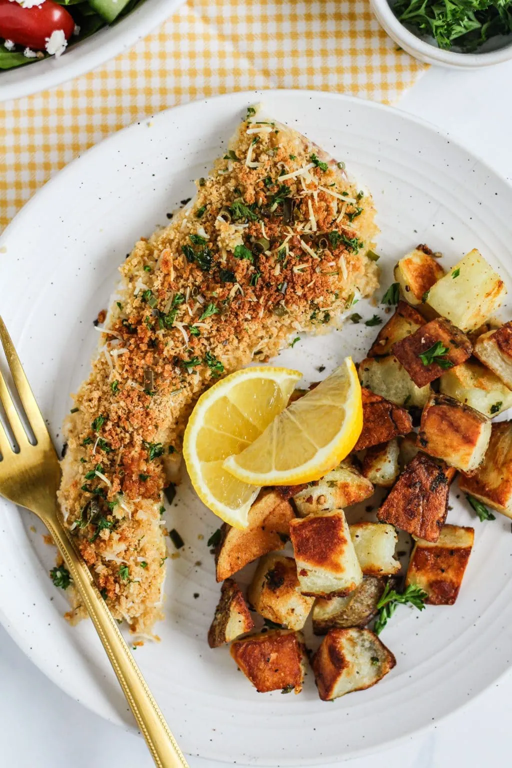 Parmesan Herb Crusted Haddock