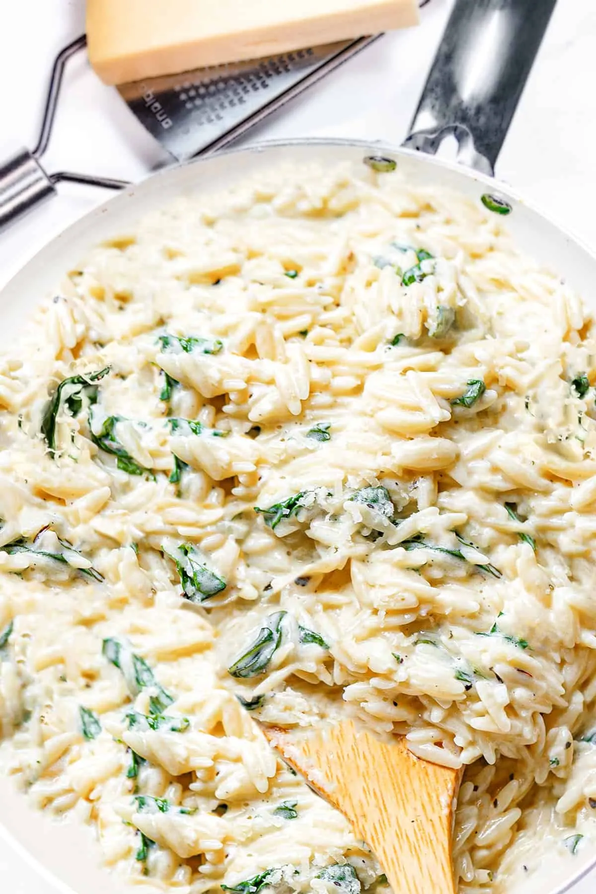 Parmesan Lemon Orzo Pasta