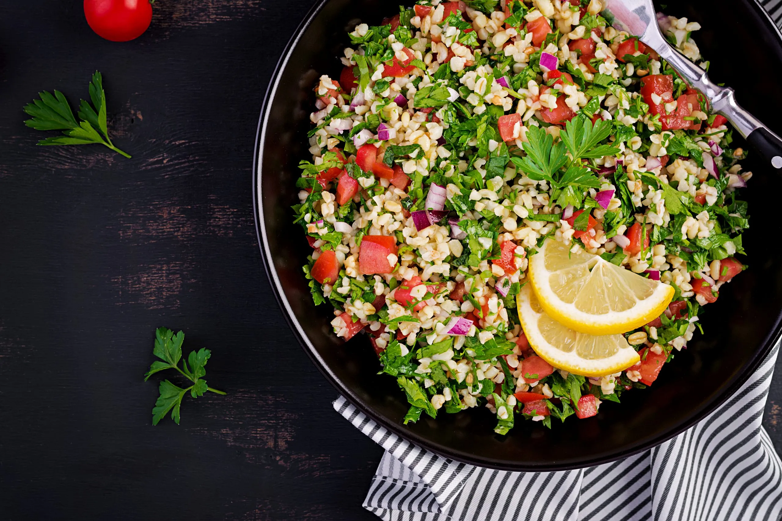 Parsley and Wheat Salad Tabbouleh
