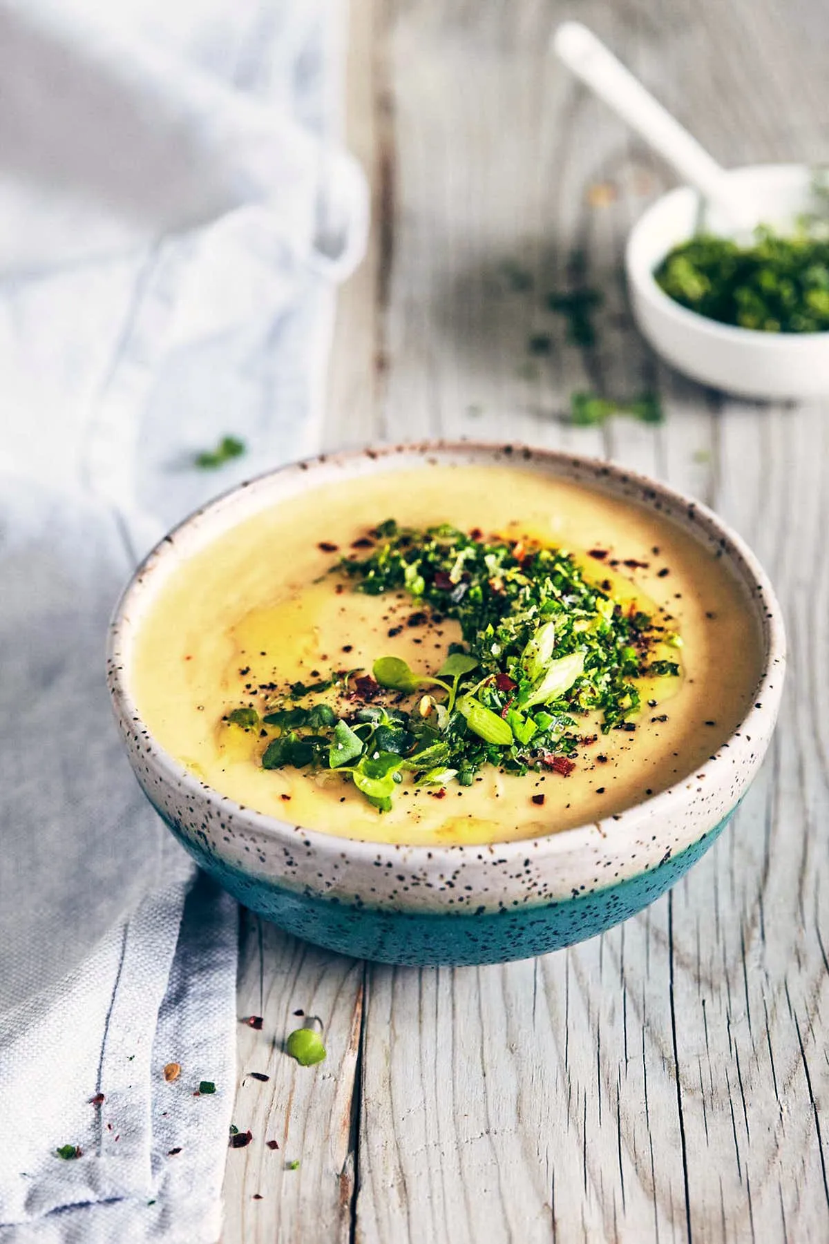 Parsnip Potato Shrimp Soup