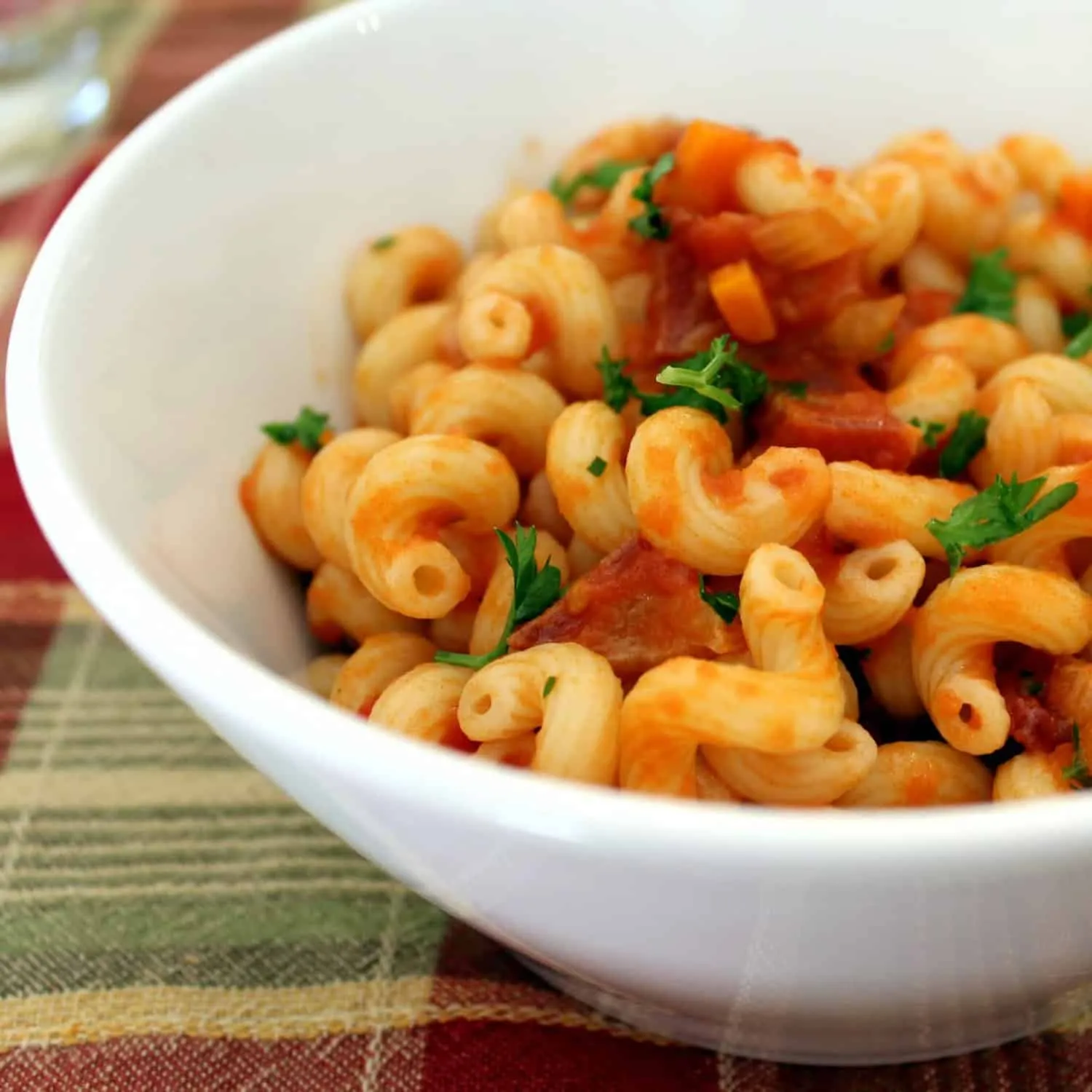 Pasta and Pancetta in Smoky Tomato Sauce