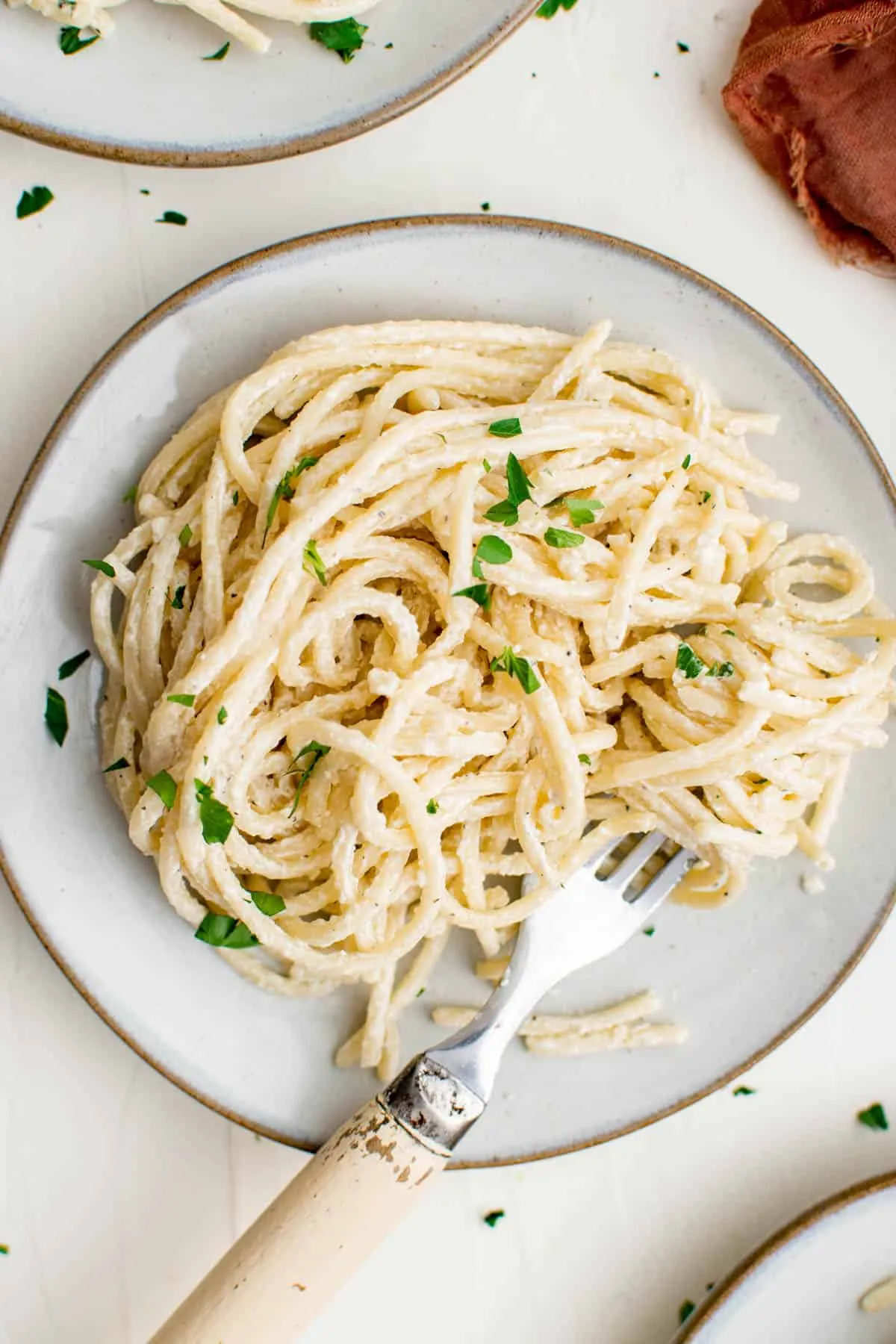 Patient Pasta with Cheese Sauce
