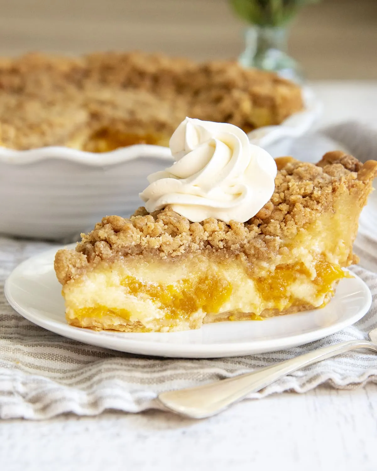 Peach and Sour Cream Tart