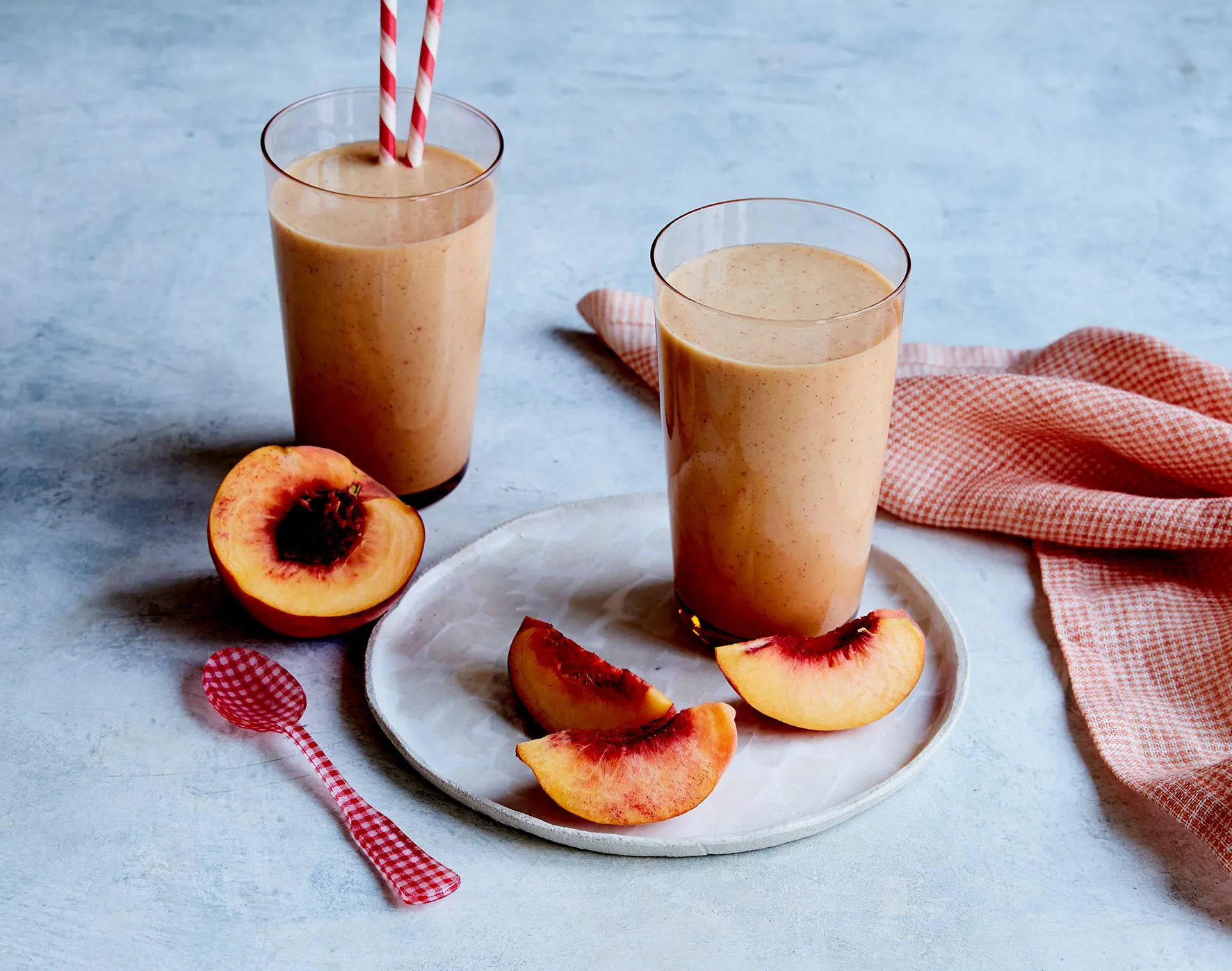 Peaches Coconut Cream Smoothie