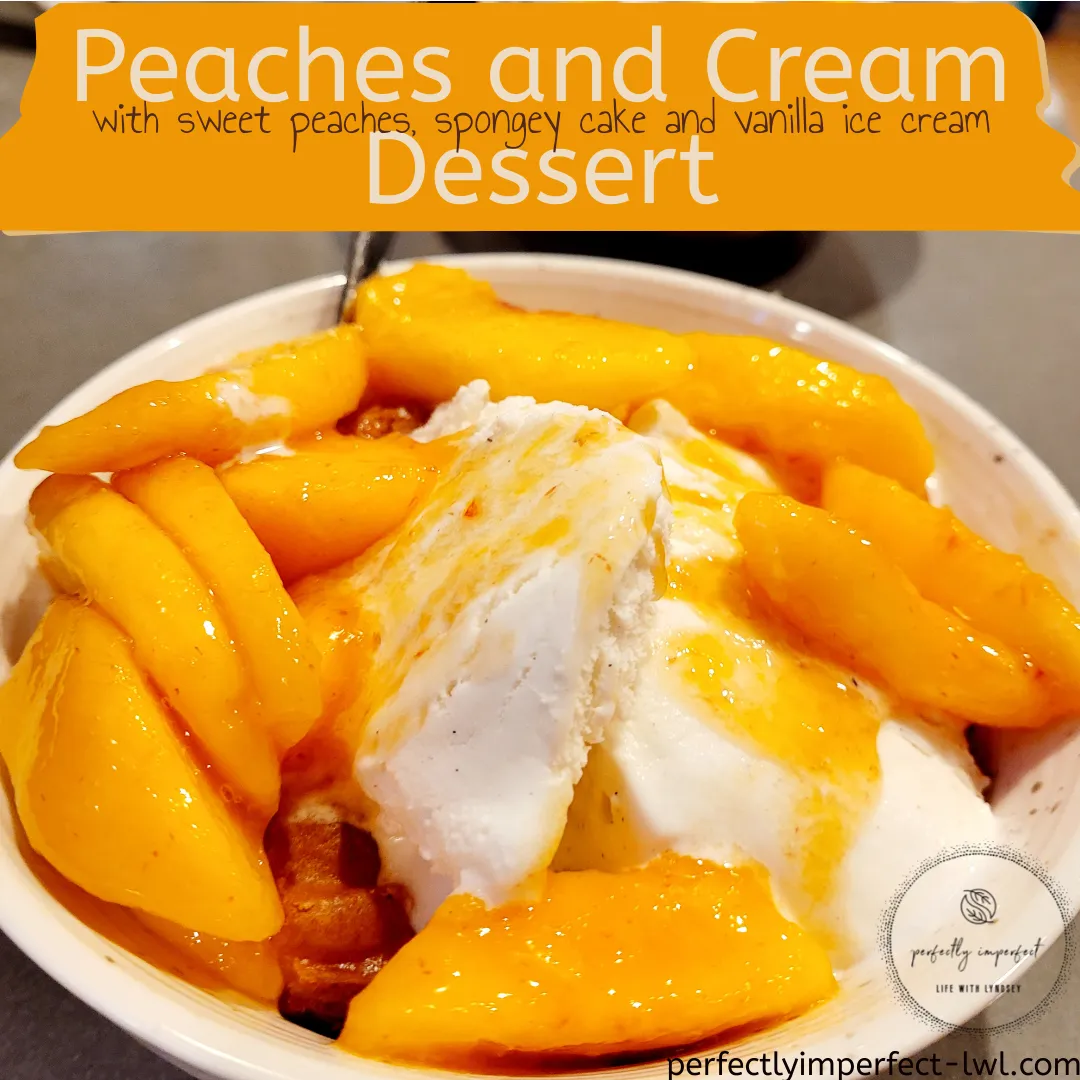 Peaches and Cream Dessert Flats
