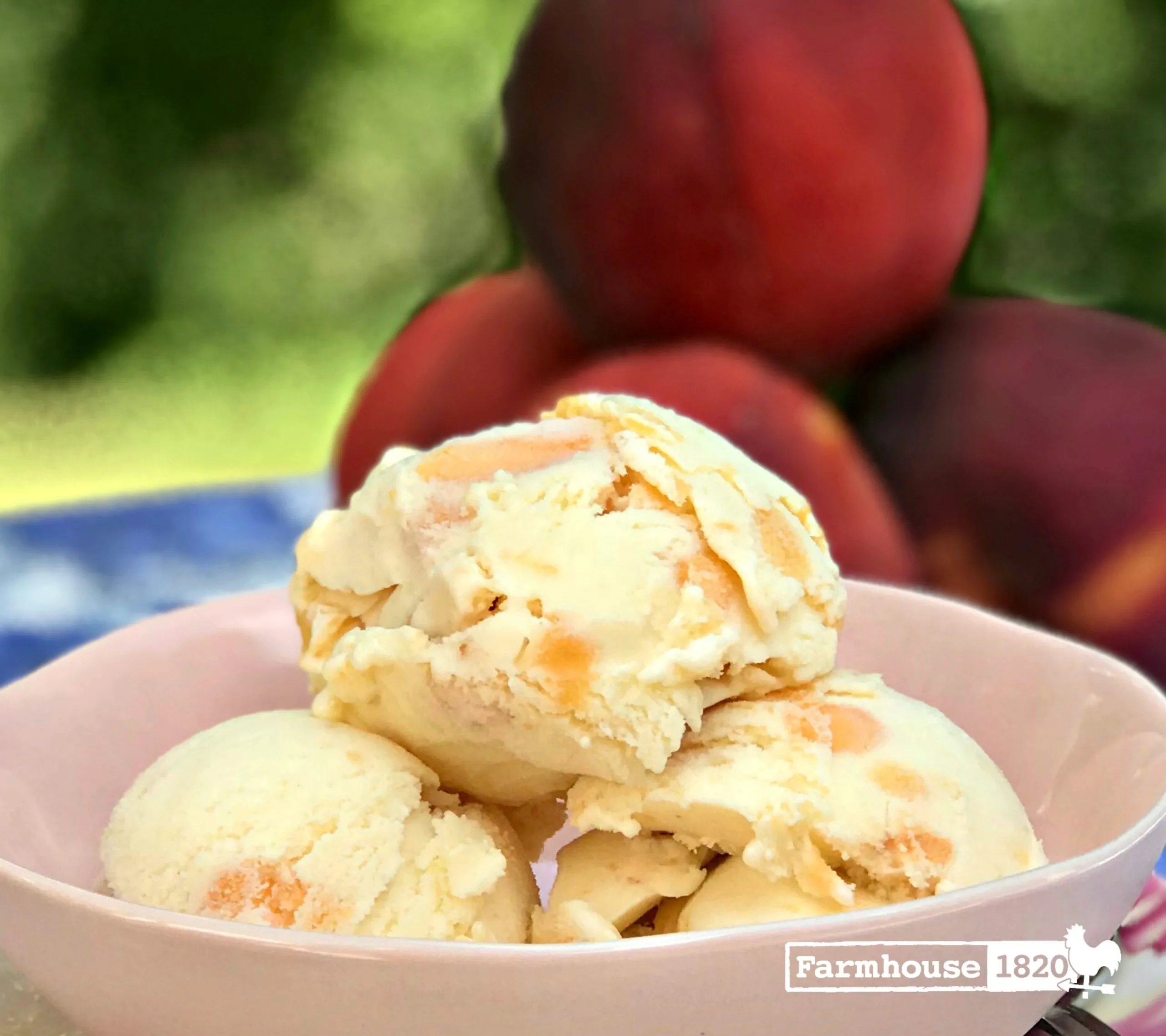Peaches n Cream Ice Cream