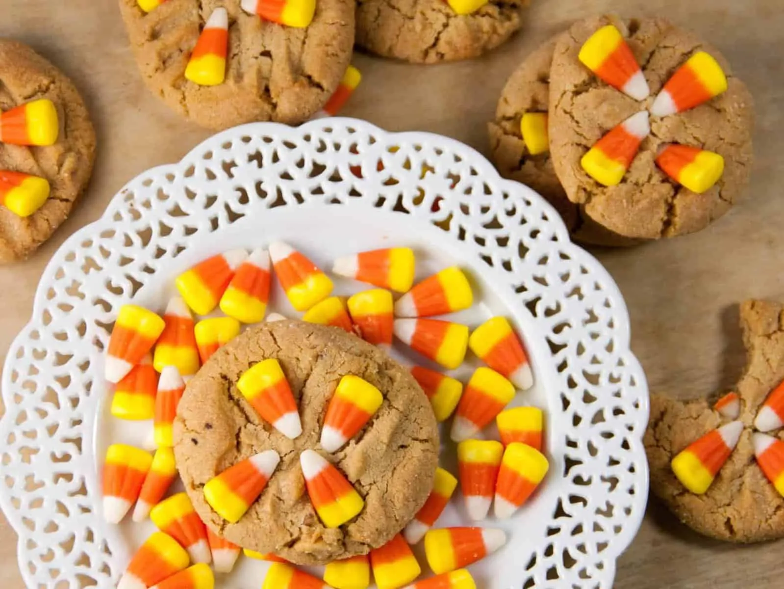 Peanut Butter Candy Corn Crunchies