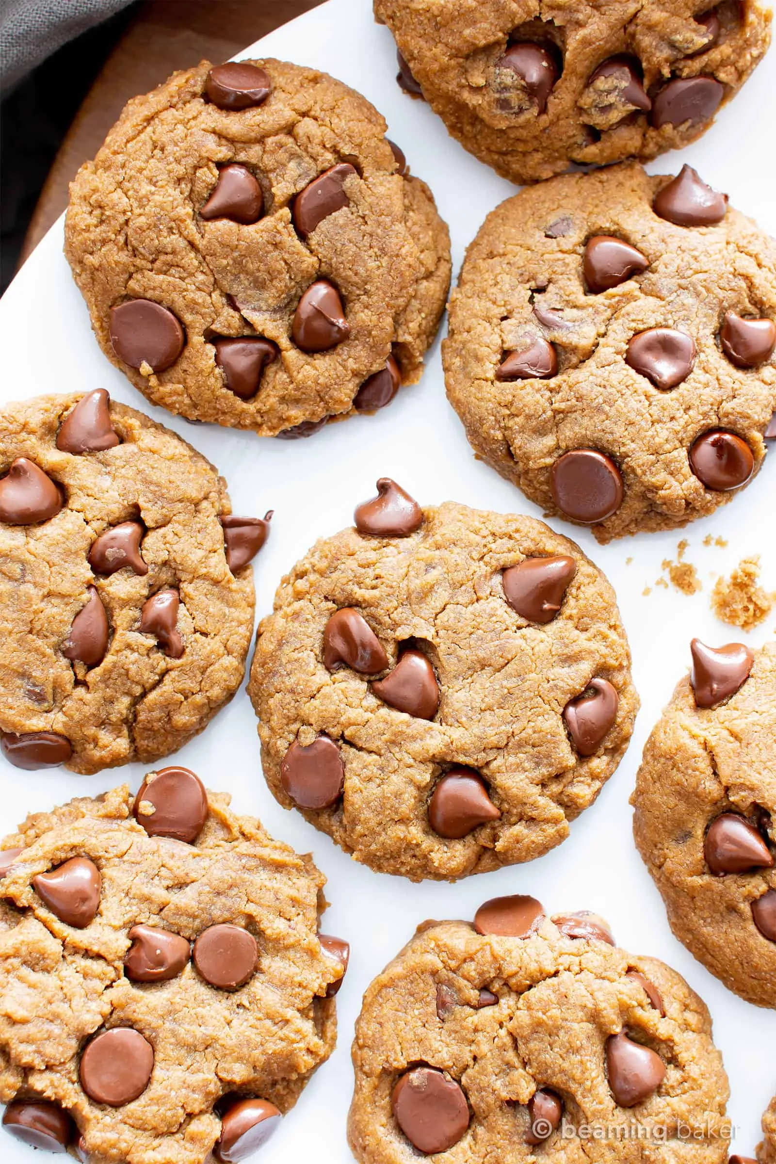 Peanut Butter Chocolate Chip Cookies for Two Gluten Free Vegan
