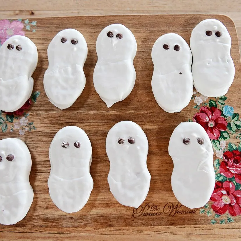 Peanut Butter Cookie Ghost Cups