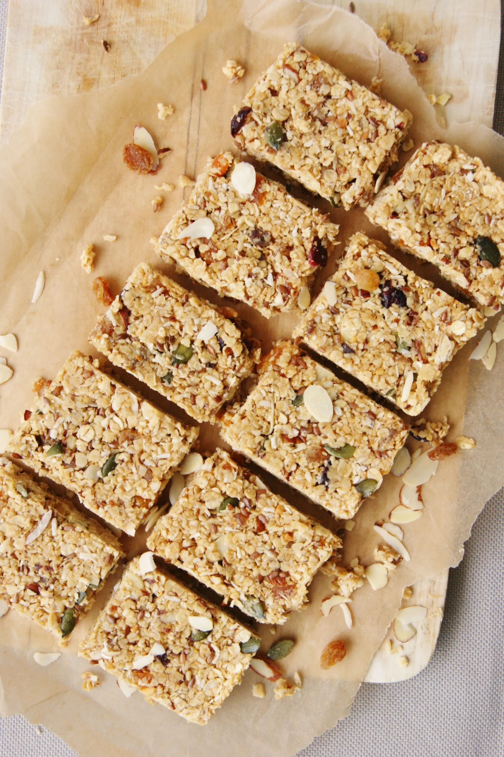 Peanut Butter Protein Muesli Bars