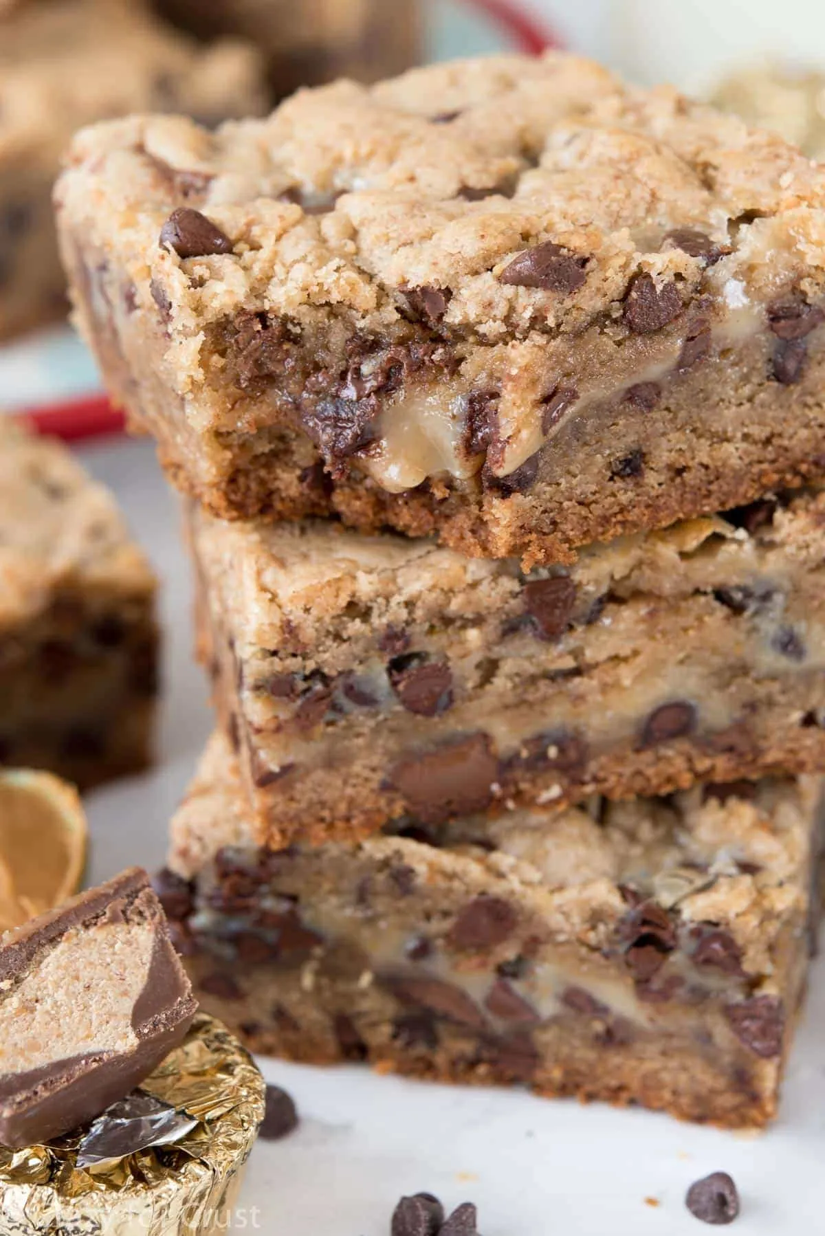 Peanut Butter and Jelly Gooey Bars