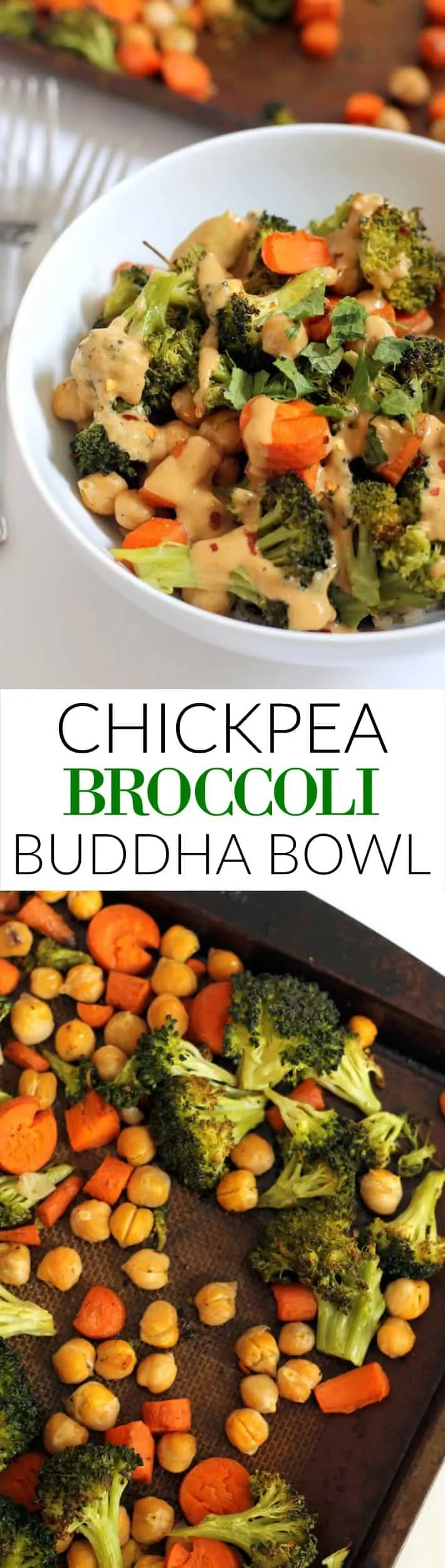 Peanut Sauce Chickpea and Broccoli Bowls