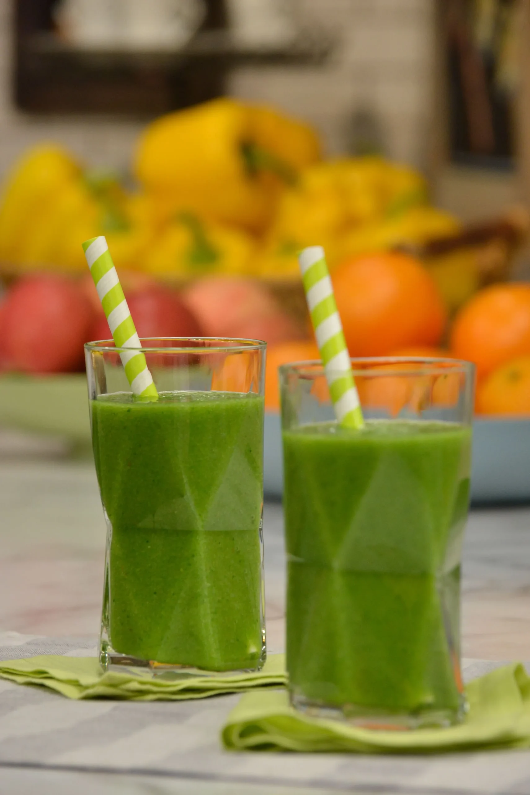 Pear Avocado Ginger Kale Smoothie