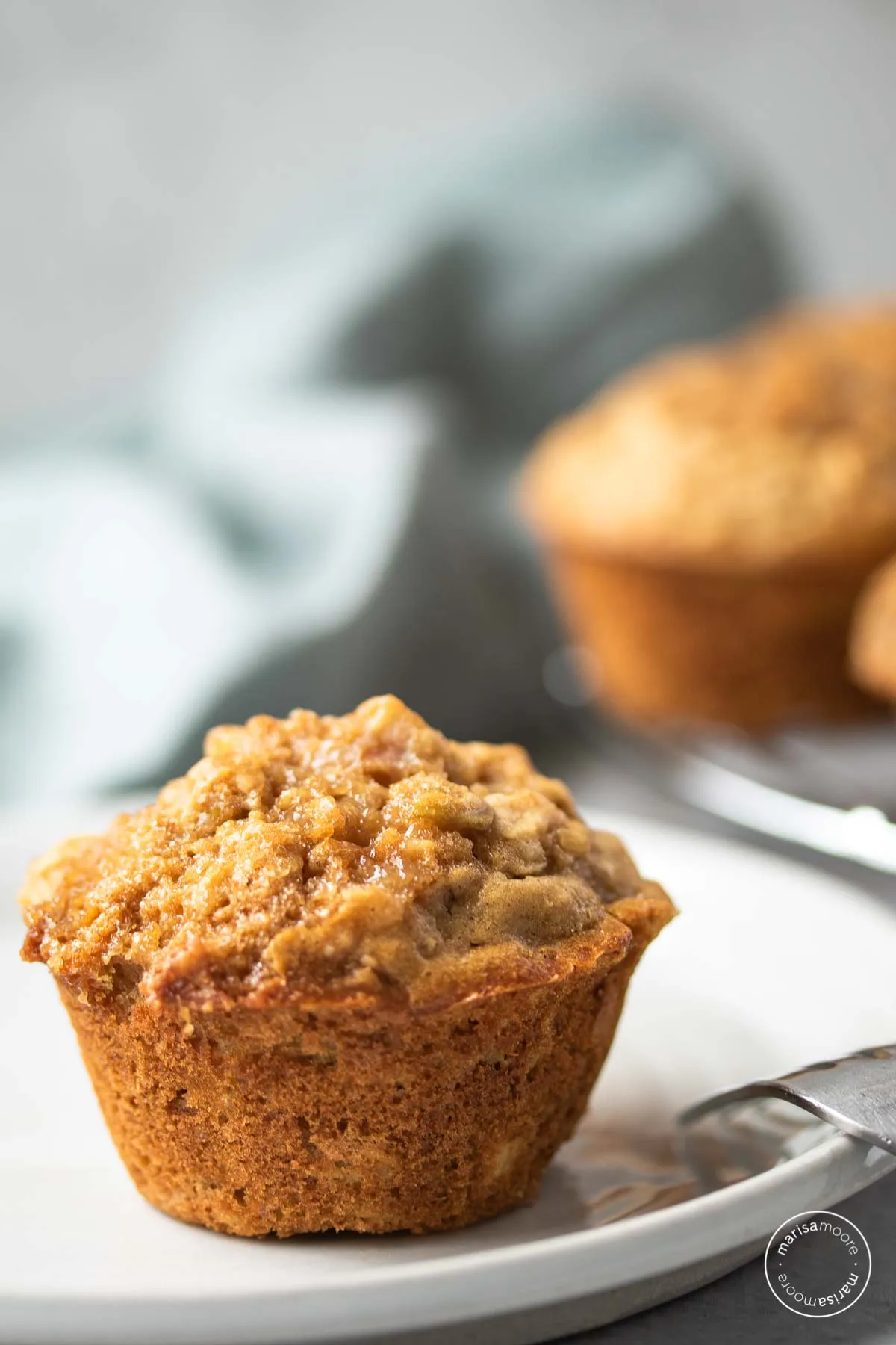 Pear Oat Bran Muffins
