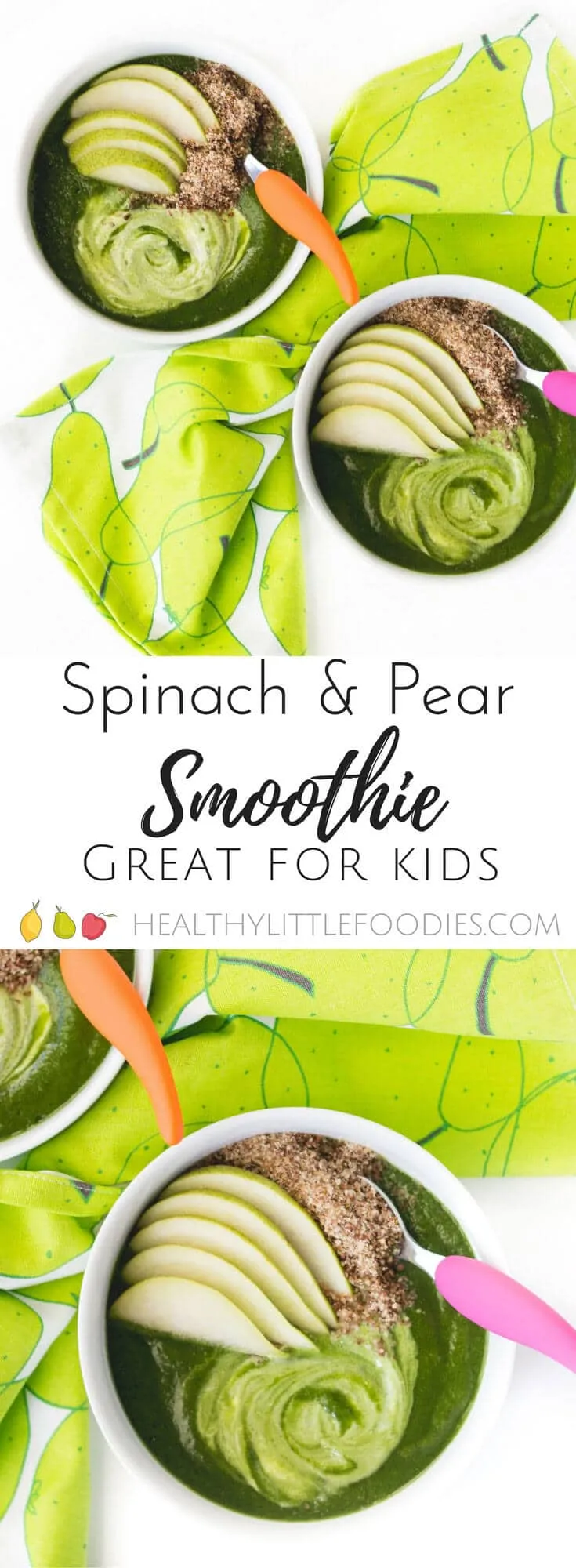 Pear and Spinach Puree
