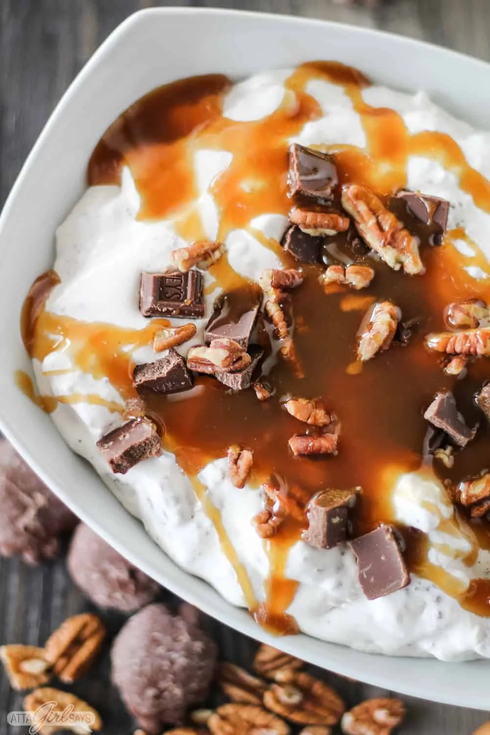 Pecan Turtle Cookie Dip
