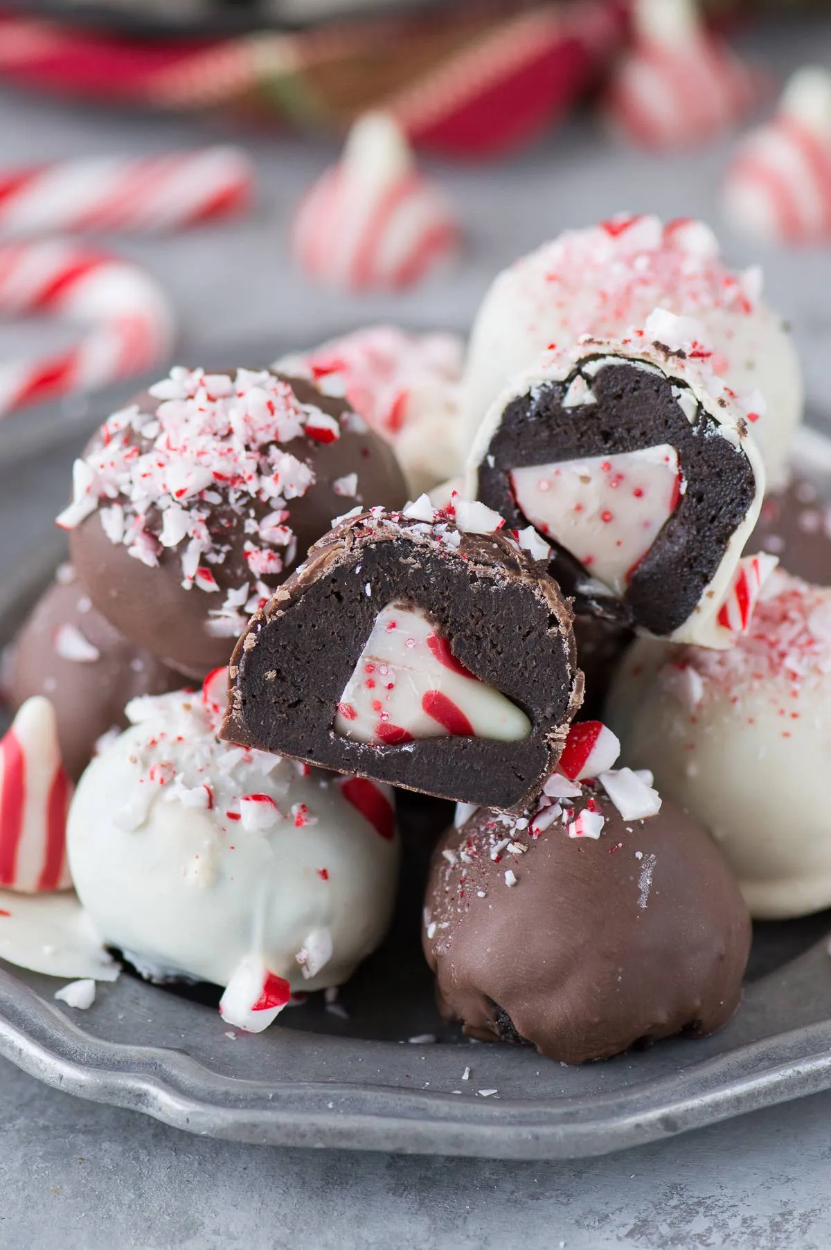 Peppermint Kiss Oreo Balls