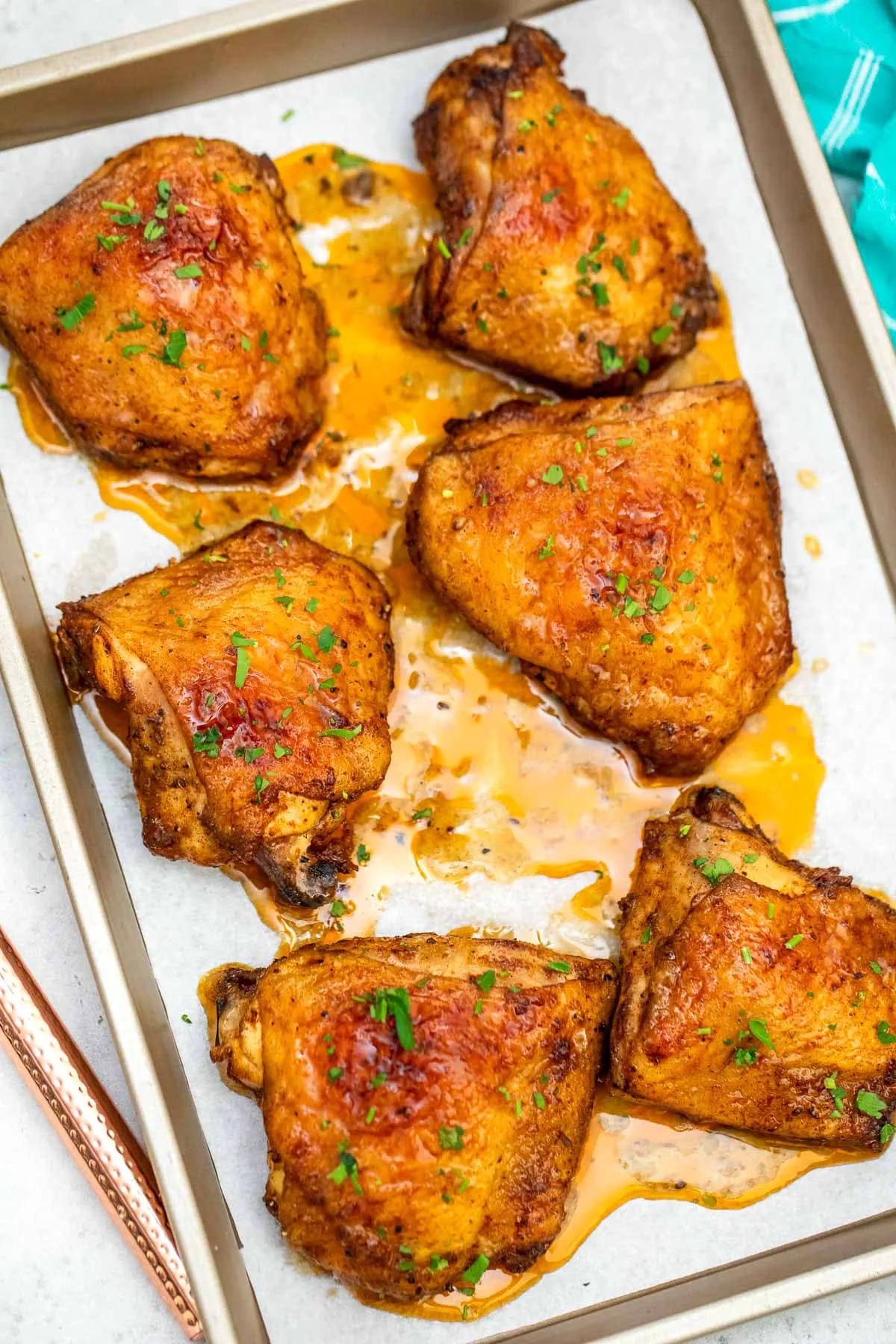 Perfect Baked Chicken Thighs