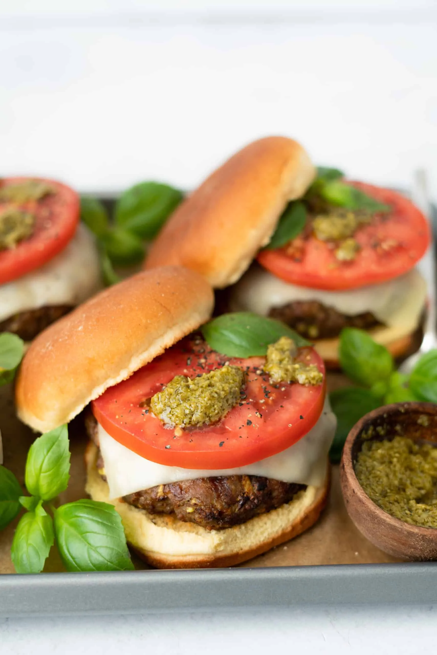 Pesto Zucchini Turkey Burgers Juicy Tender Moist