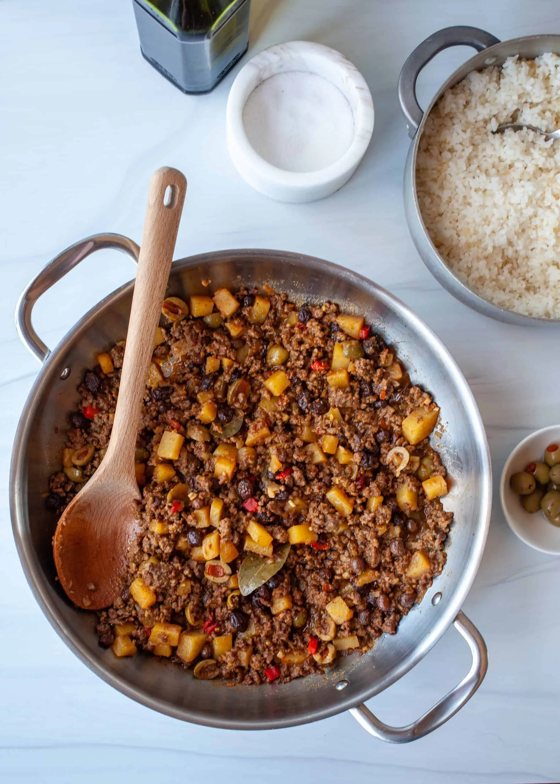 Picadillo Rice and Beef Hash Filling