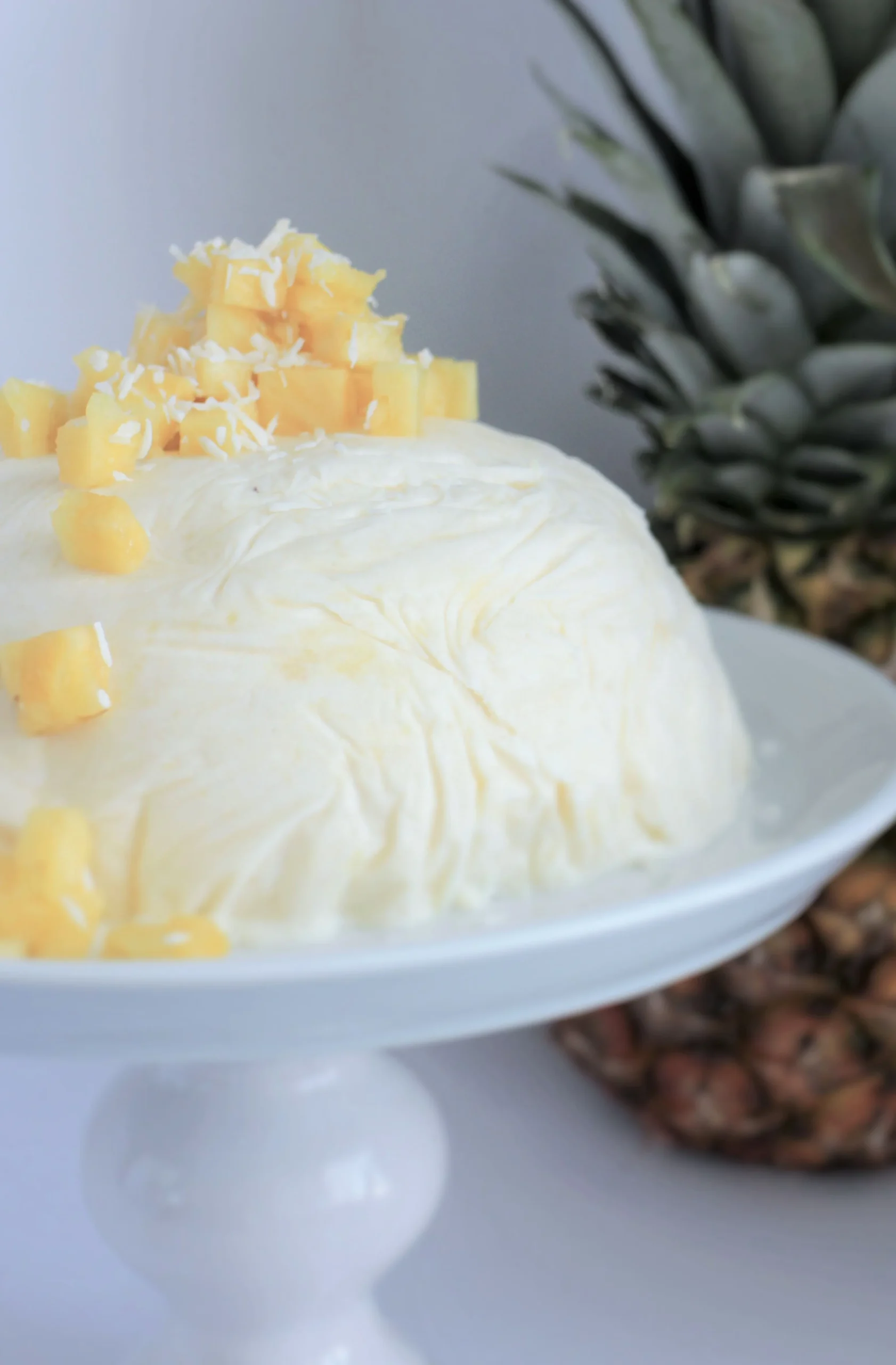 Pina Colada Ice Cream Cake