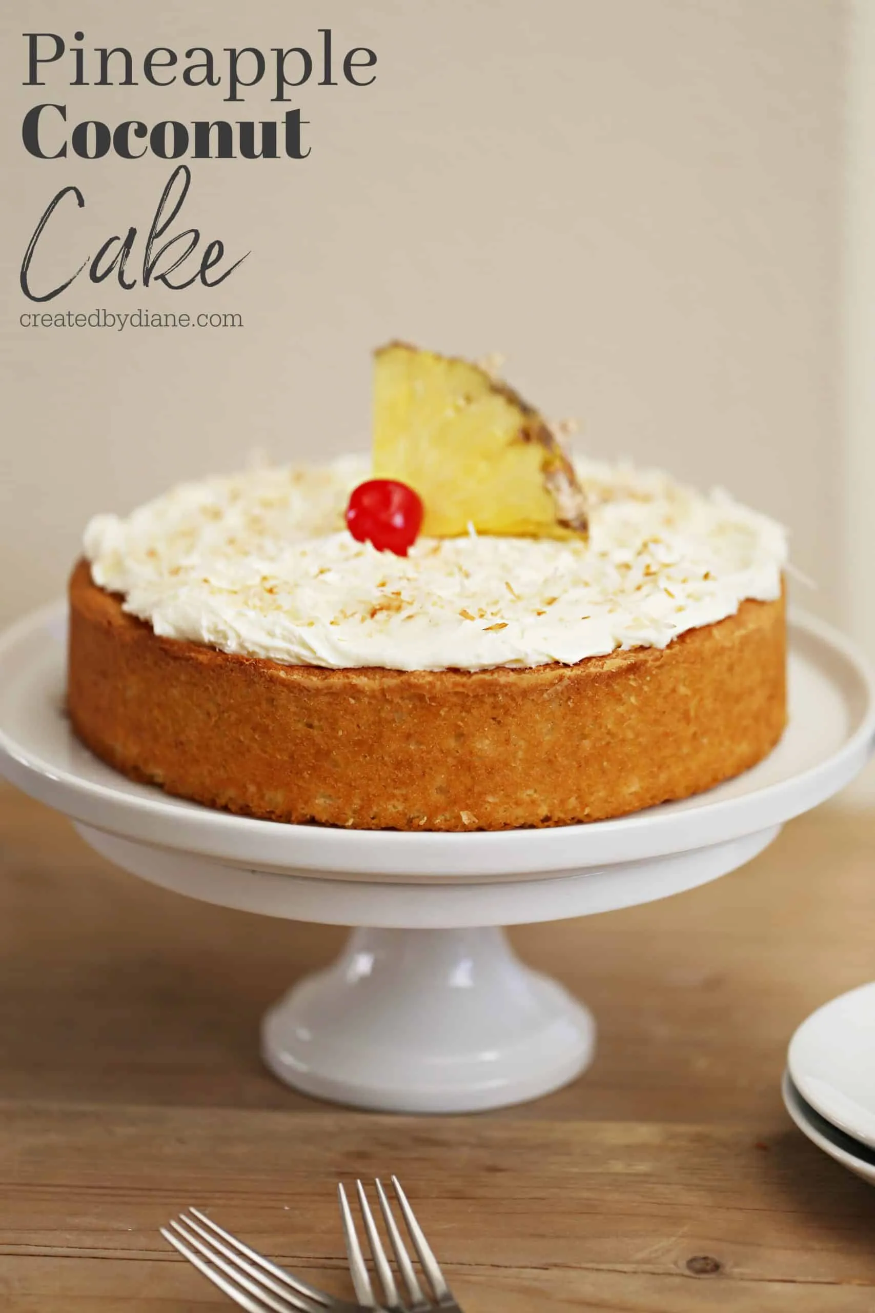 Pineapple and Coconut Fruit Cake