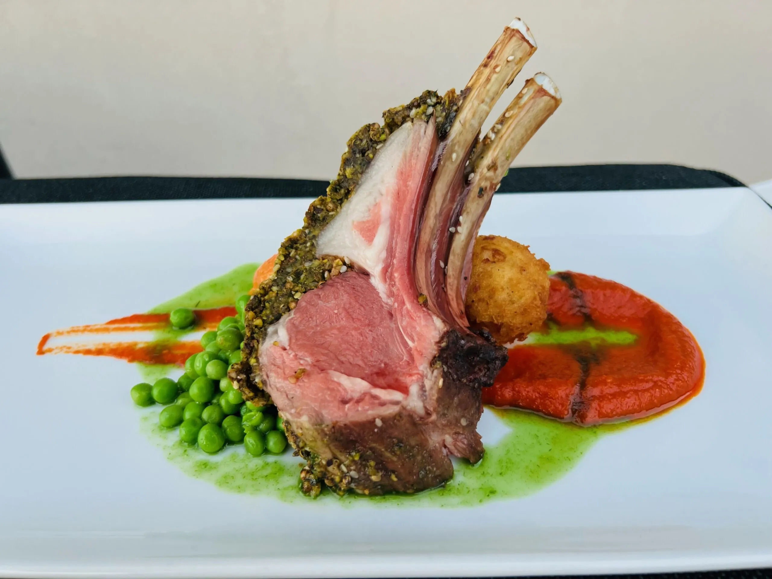 Pistachio Crusted Rack of Lamb