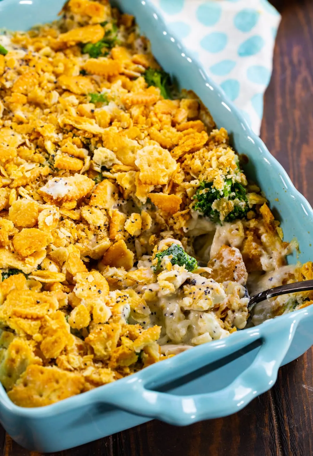 Poppy Seed Chicken Broccoli Casserole